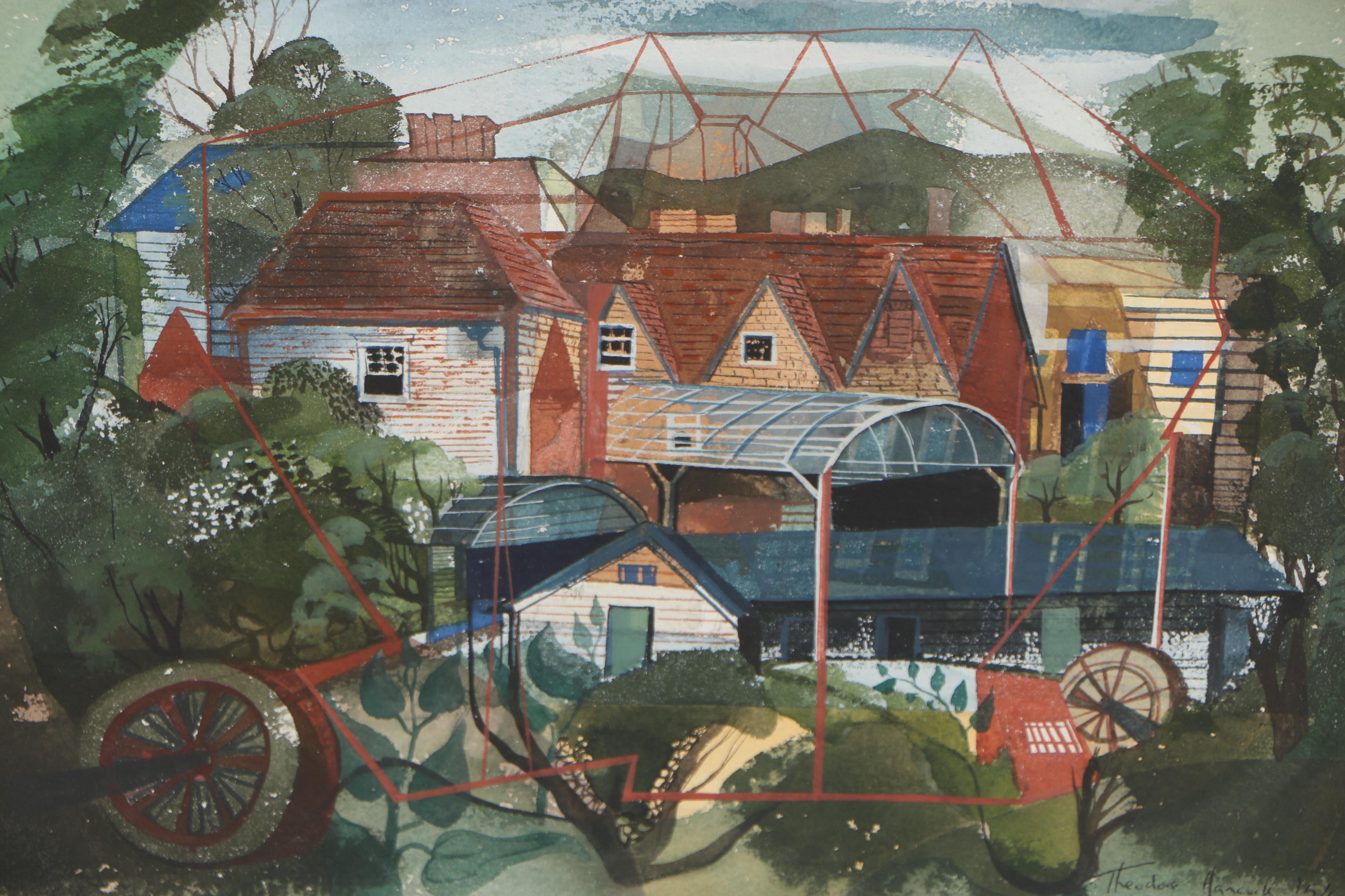 Theodore Hancock Watercolor and Gouache Painting