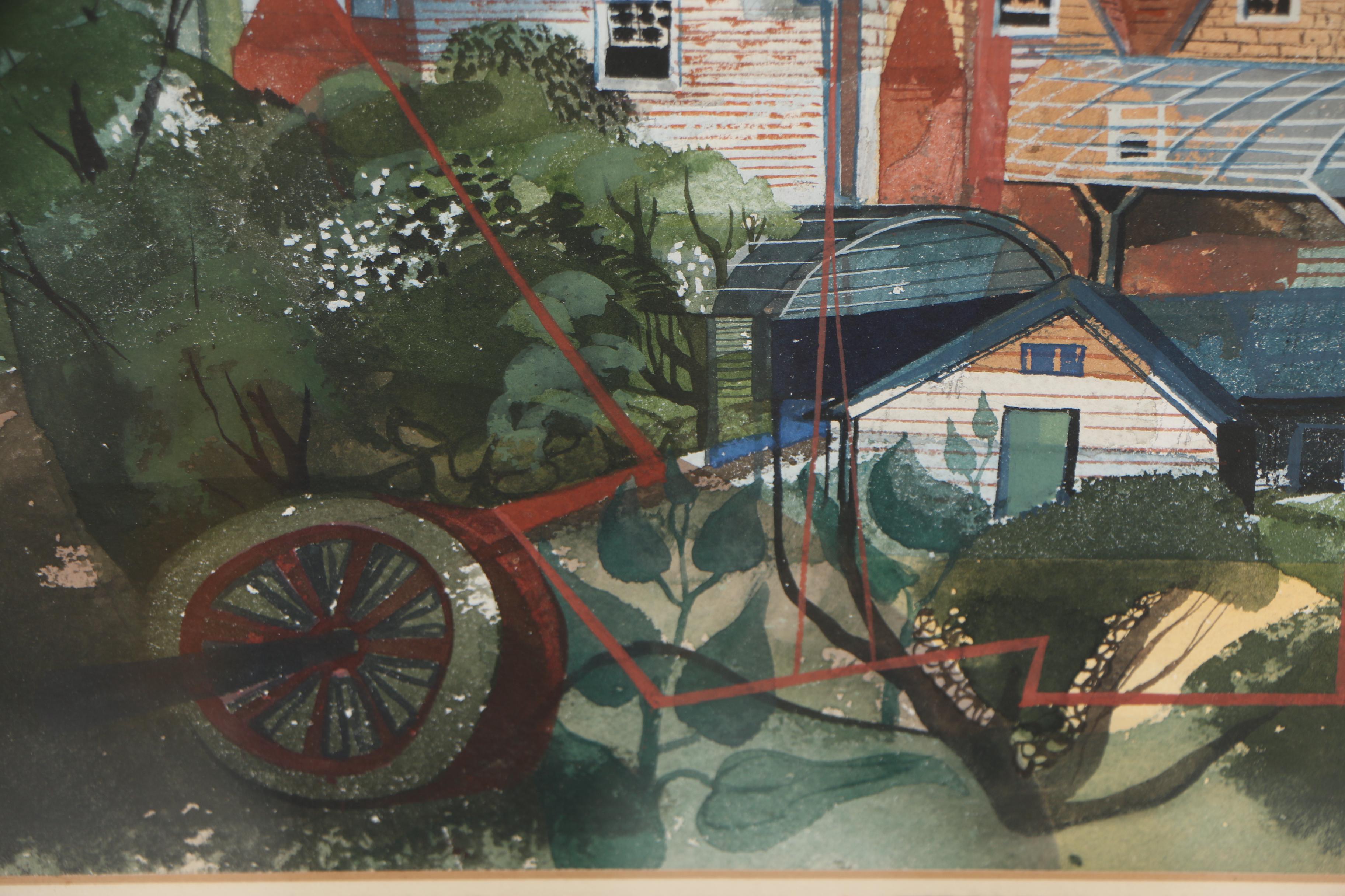 Theodore Hancock Watercolor and Gouache Painting