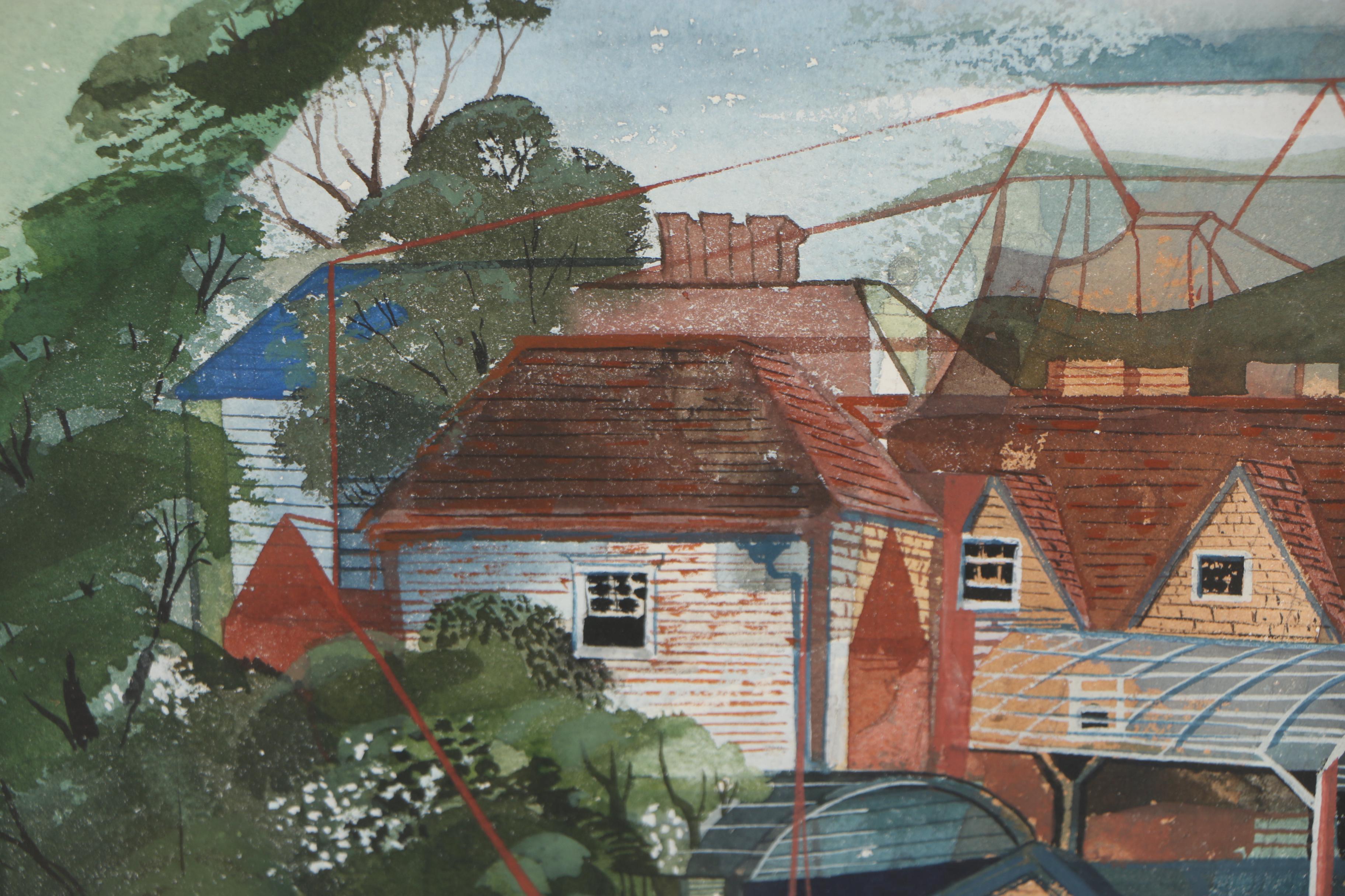 Theodore Hancock Watercolor and Gouache Painting