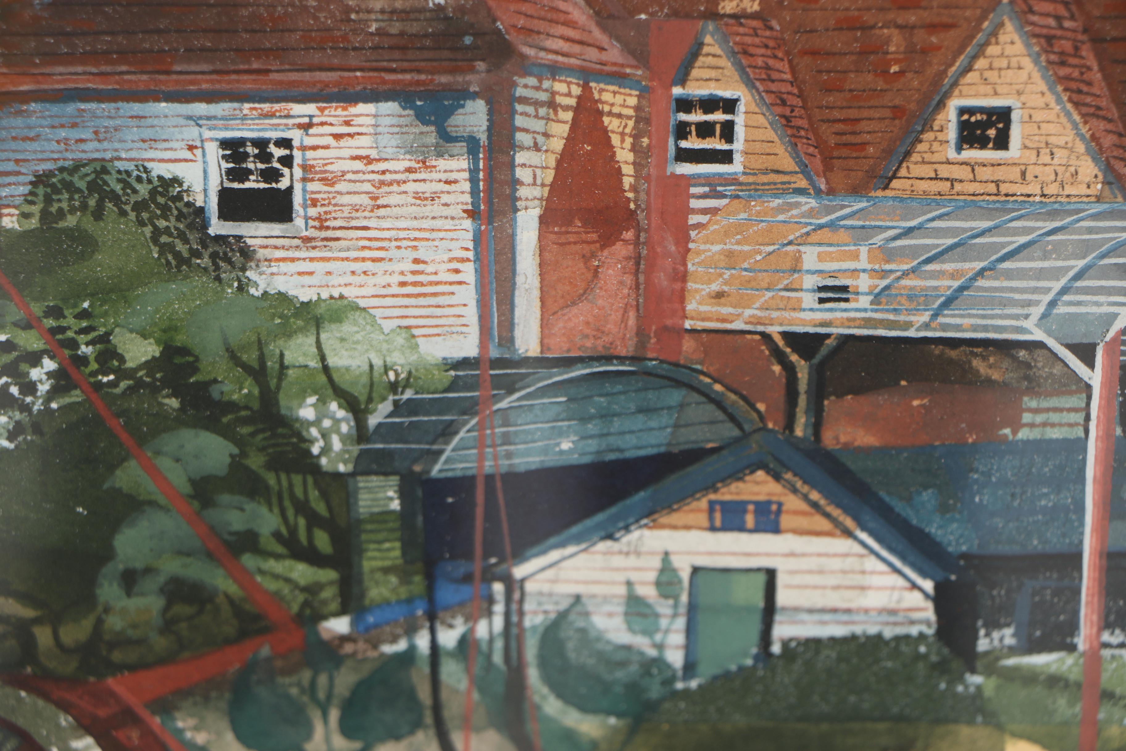 Theodore Hancock Watercolor and Gouache Painting