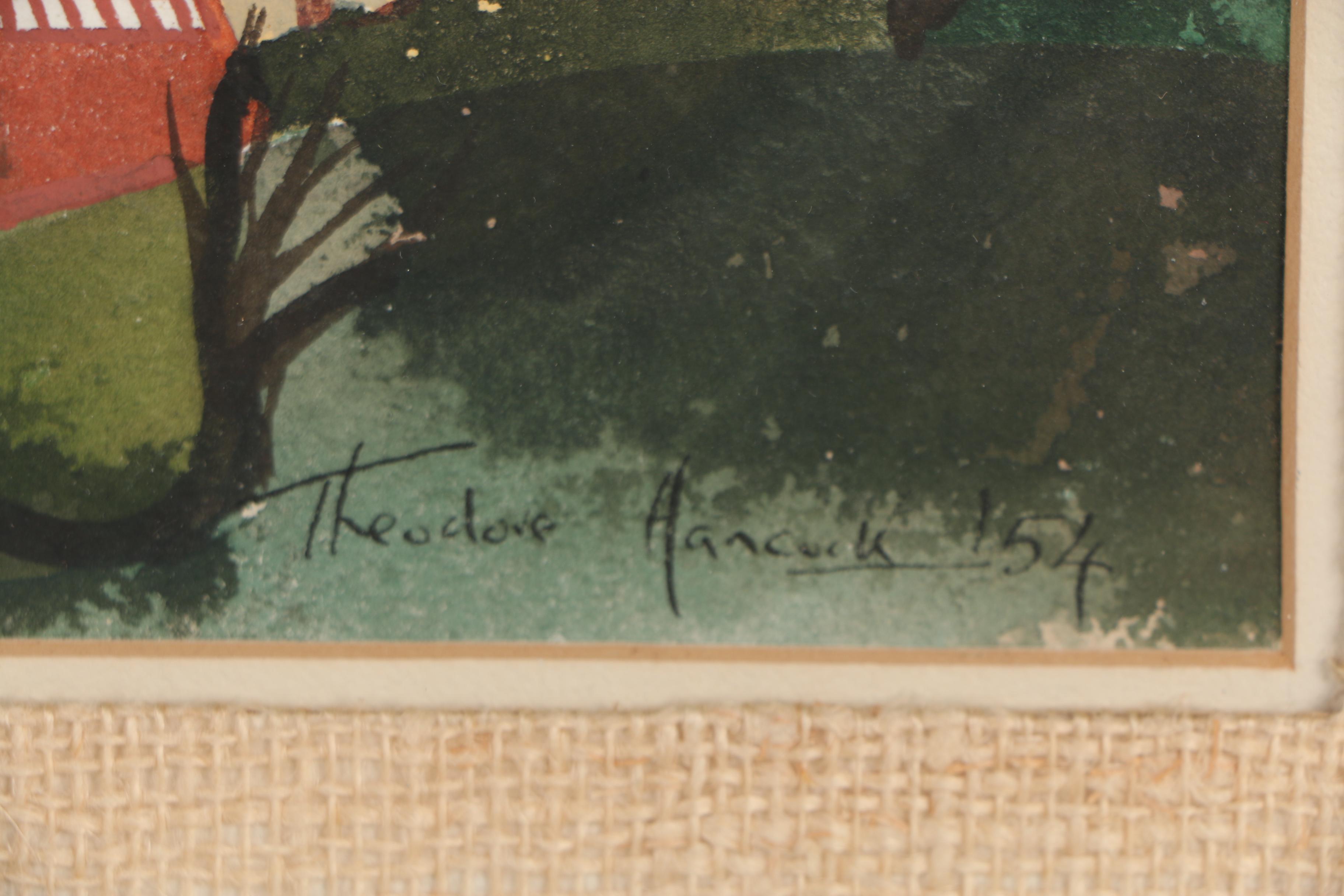 Theodore Hancock Watercolor and Gouache Painting