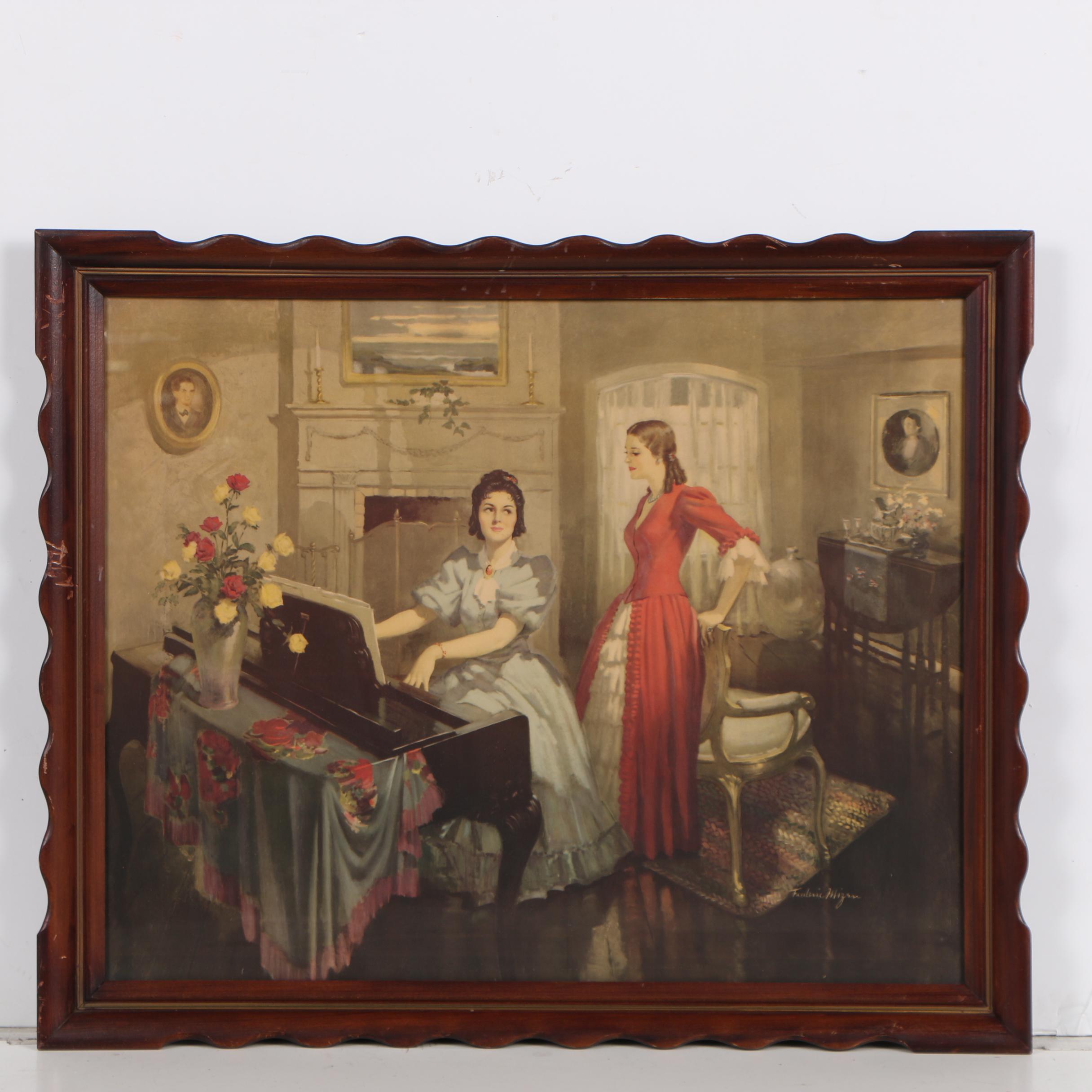 Offset Lithographs after Gail Frank and Frederic Mizen