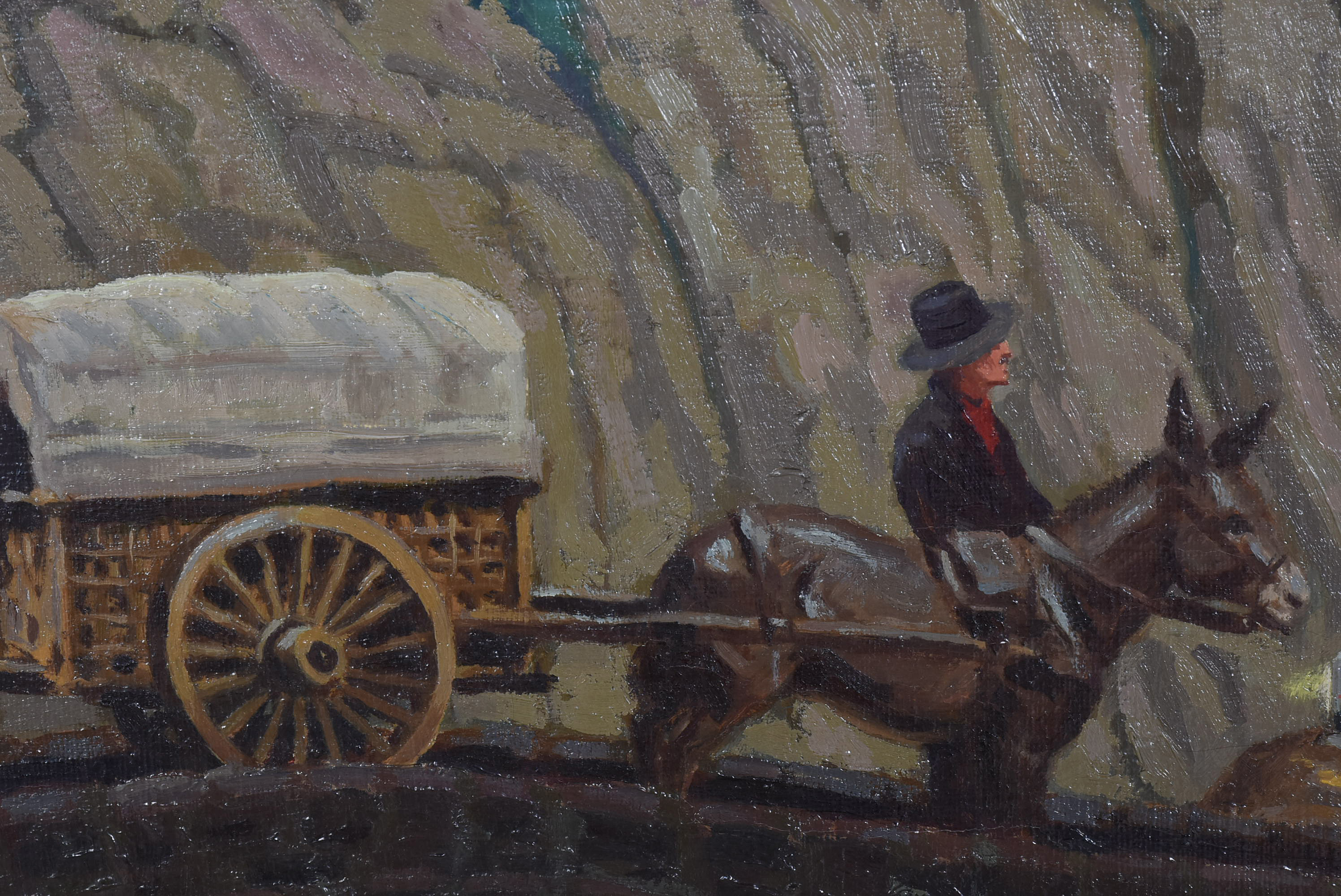 Aurion Proctor 1949 Oil Painting of the Talgo Train