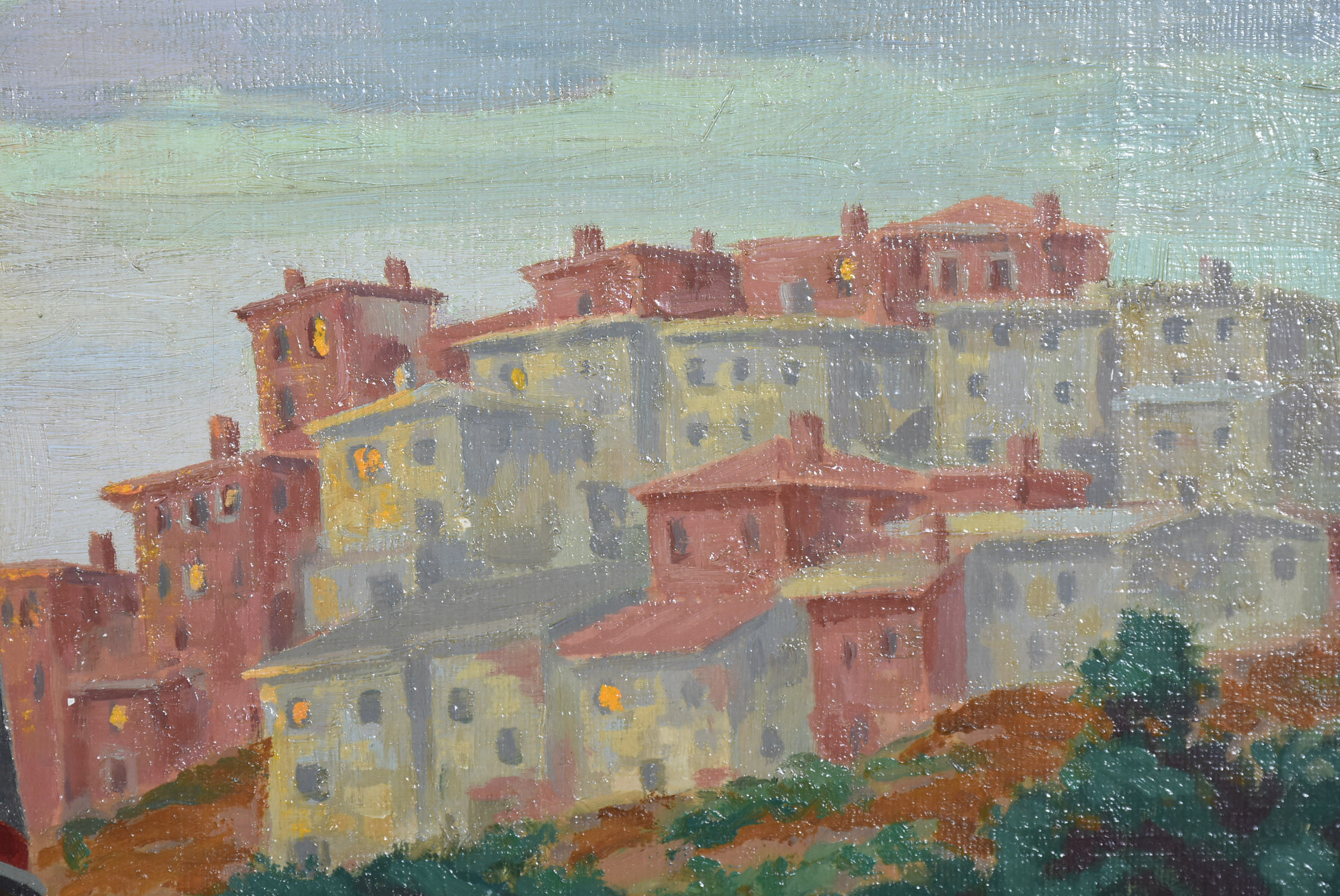 Aurion Proctor 1949 Oil Painting of the Talgo Train