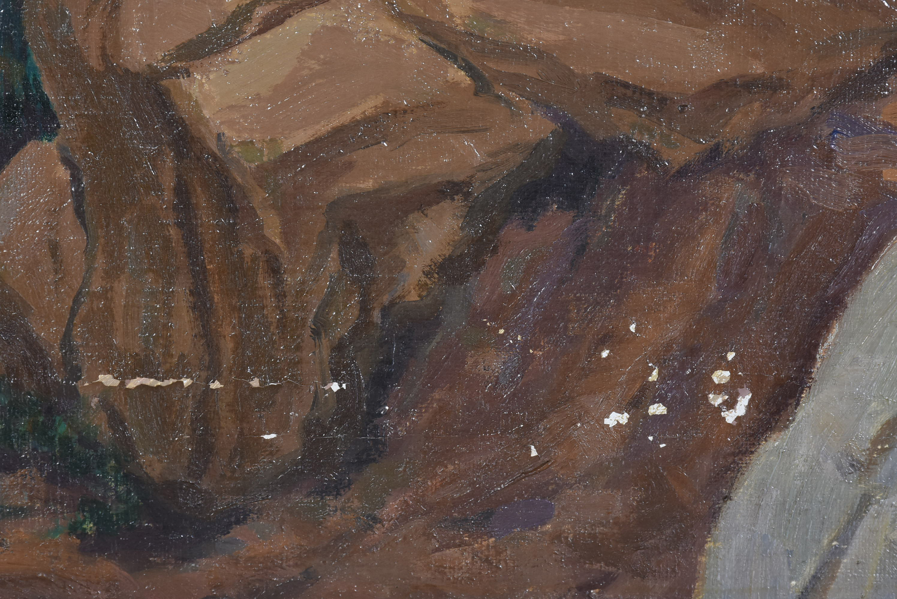 Aurion Proctor 1949 Oil Painting of the Talgo Train