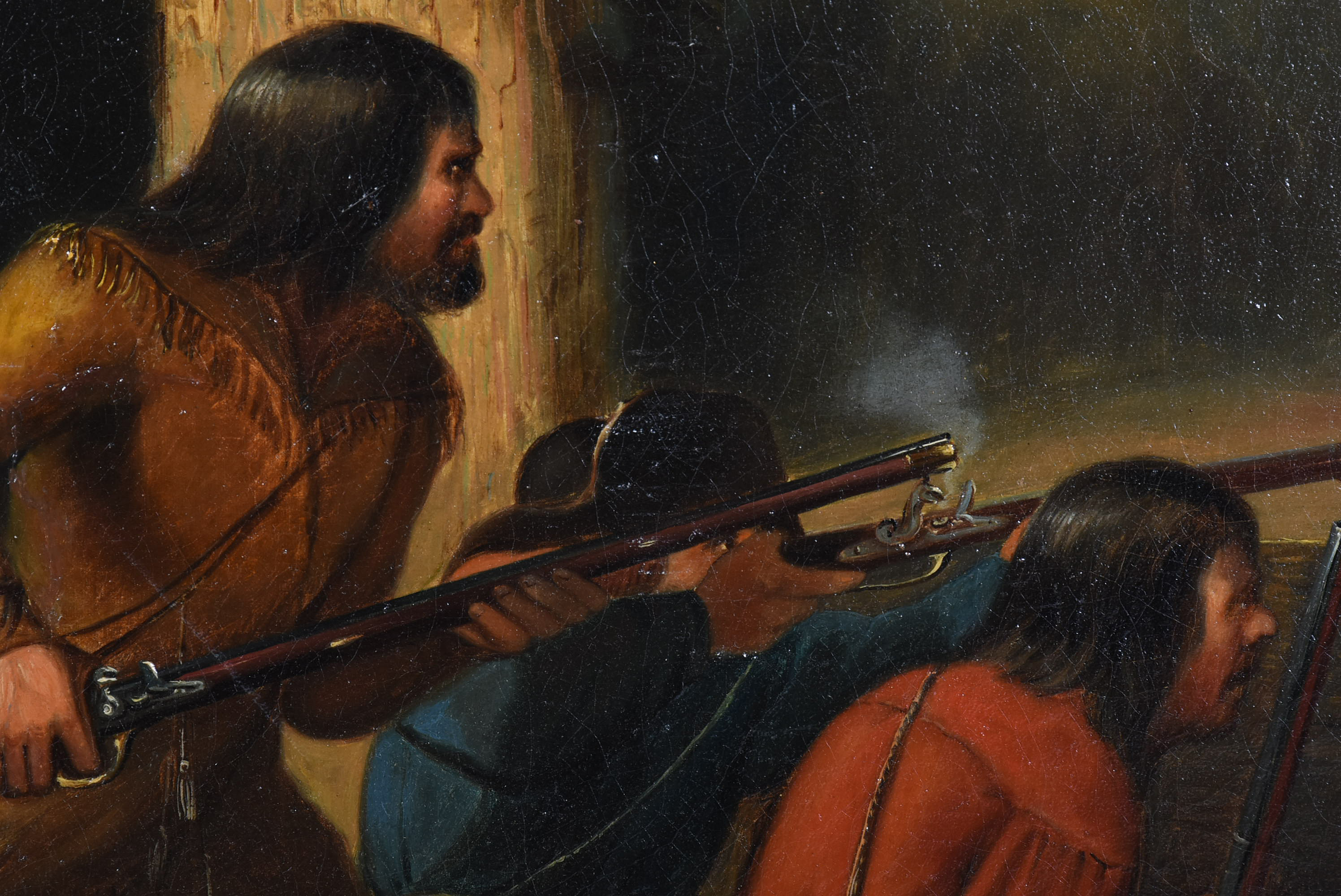 George Frederick Bensell Oil Painting "A Gallant Stand"