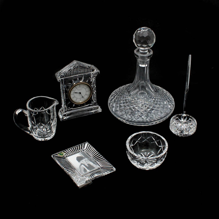 Waterford Crystal "Alana" Ship's Decanter and Tableware