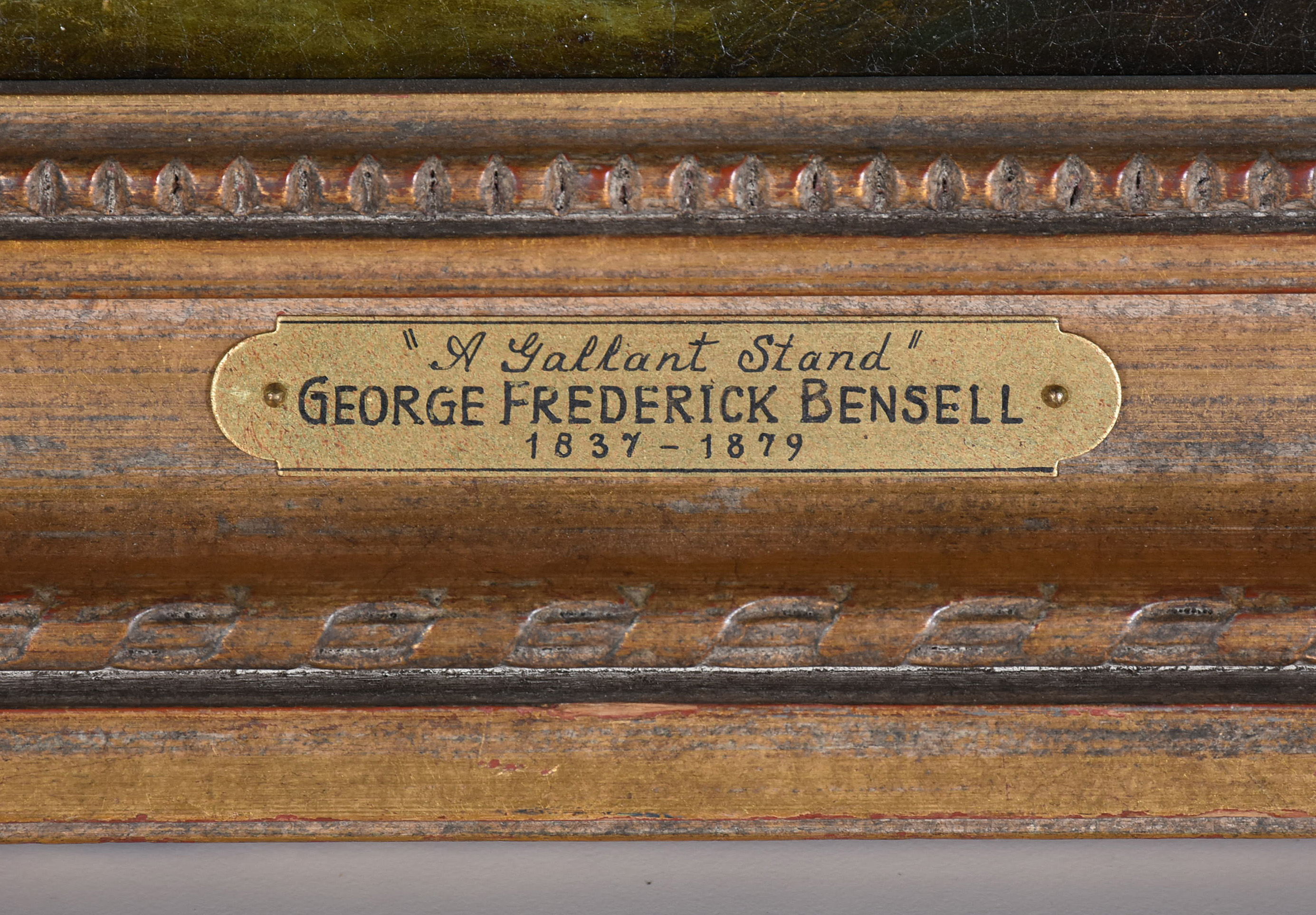 George Frederick Bensell Oil Painting "A Gallant Stand"