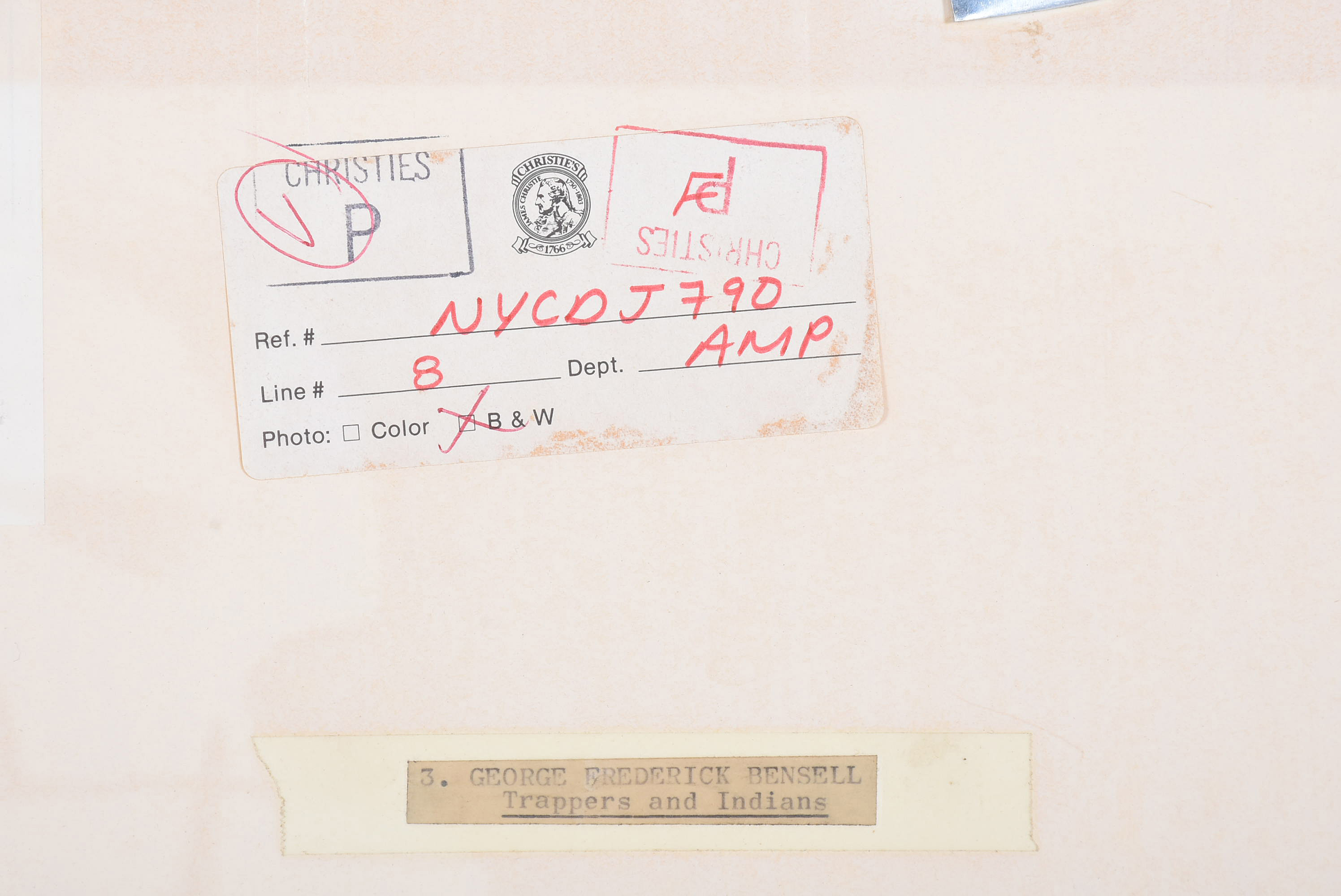 George Frederick Bensell Oil Painting "A Gallant Stand"