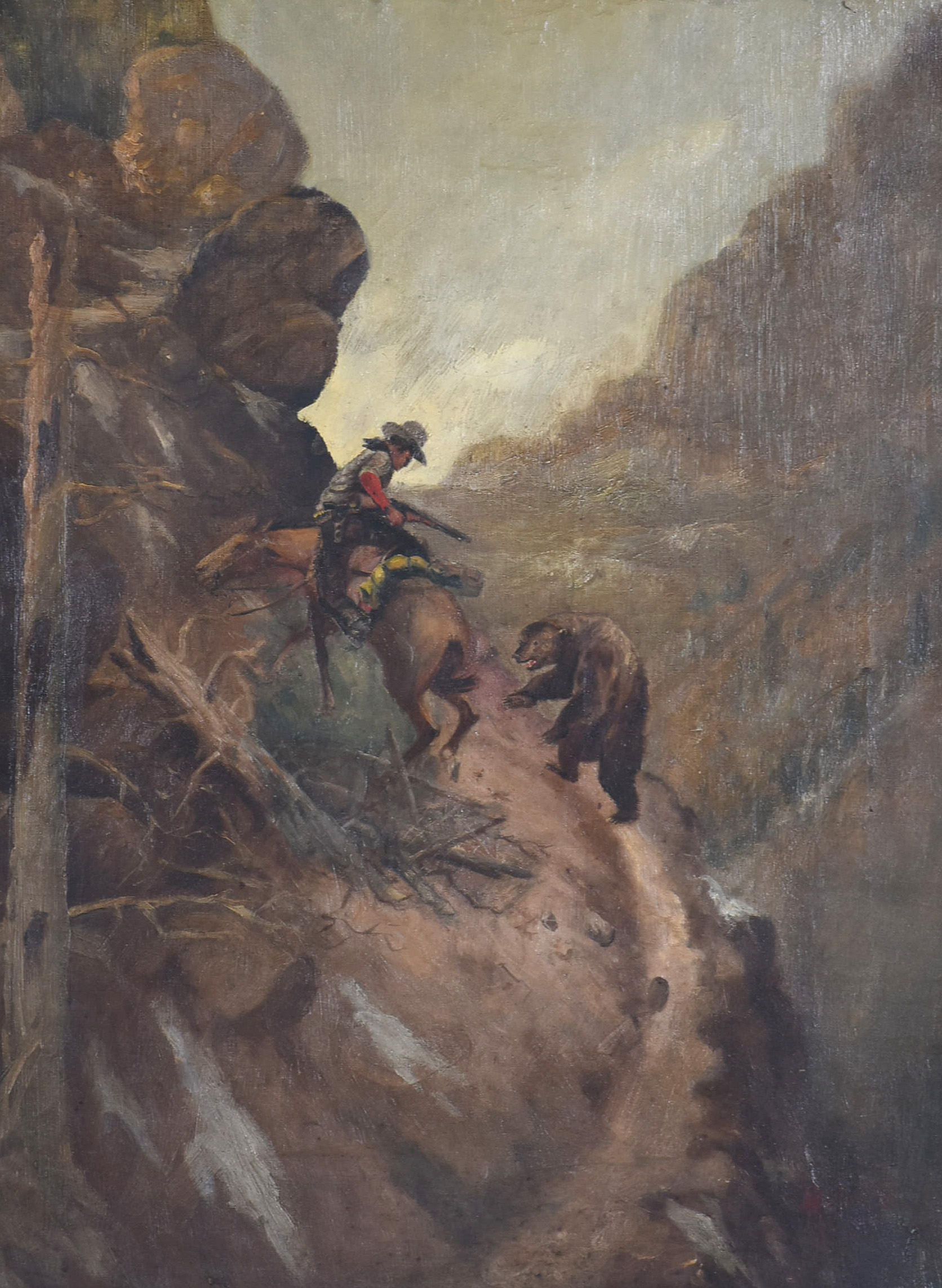 Marshall Fowler 1914 Oil Painting