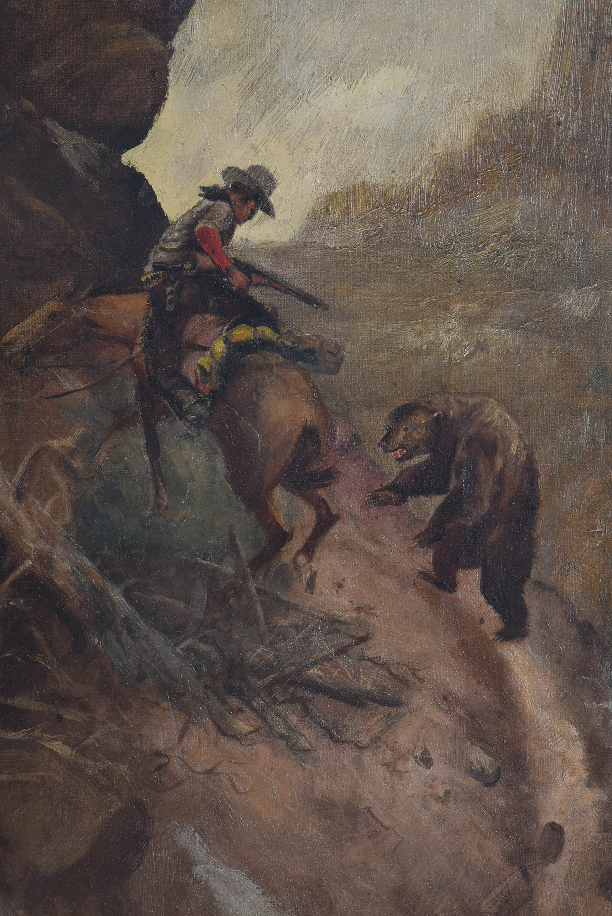 Marshall Fowler 1914 Oil Painting