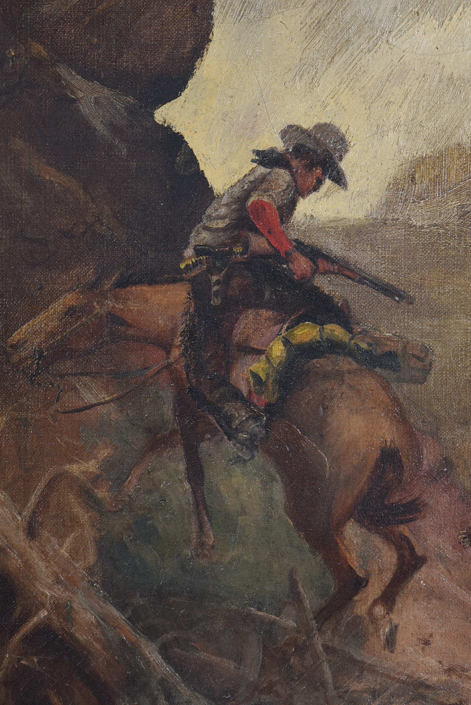 Marshall Fowler 1914 Oil Painting