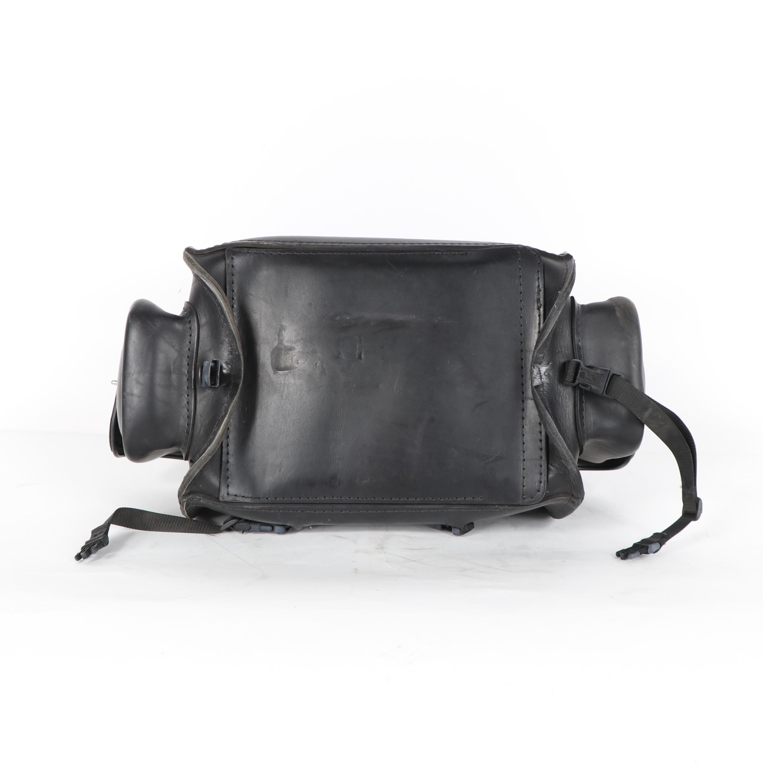 American Eagle Leatherworks Studded Motorcycle Saddlebag