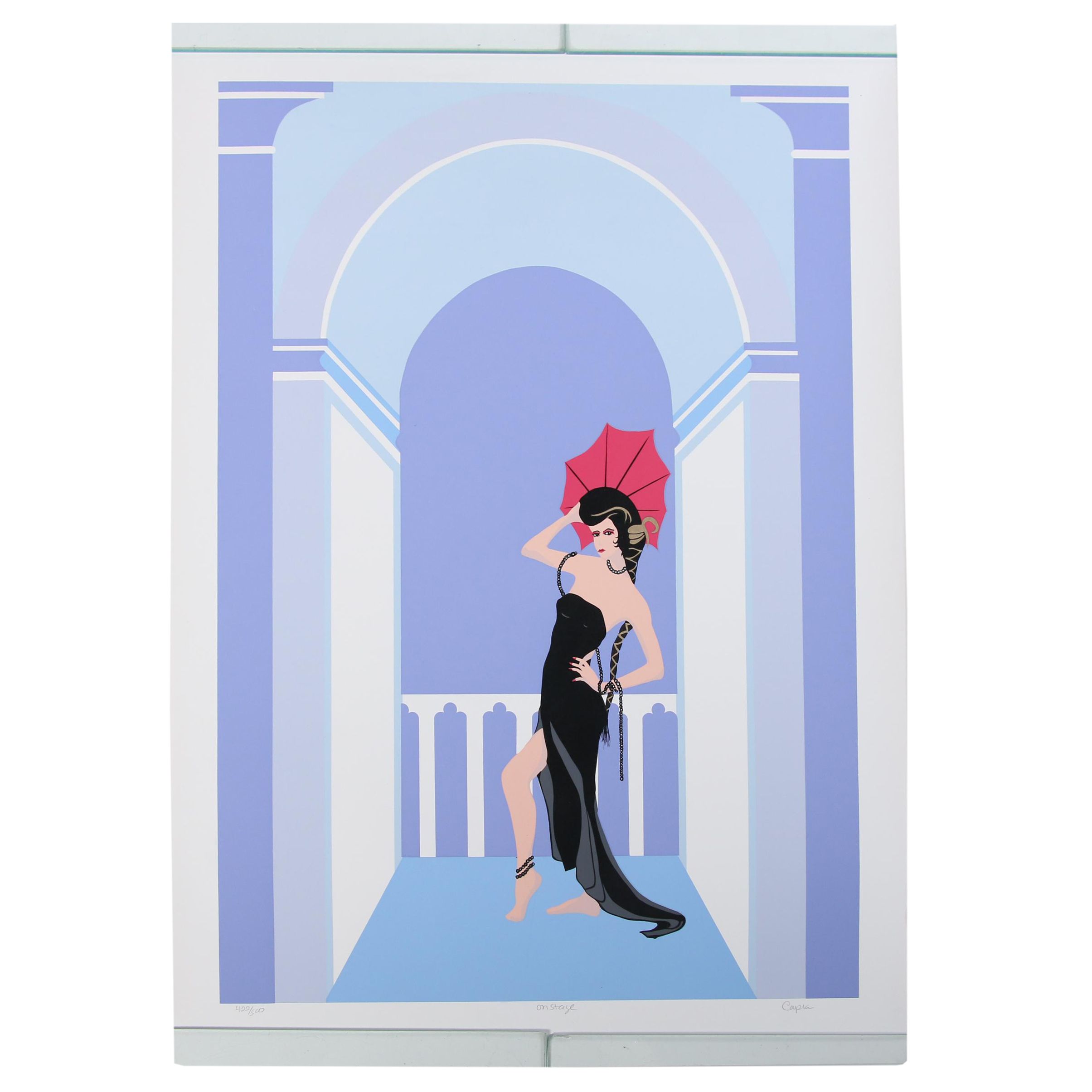 Bruce Capra Serigraph "On Stage"