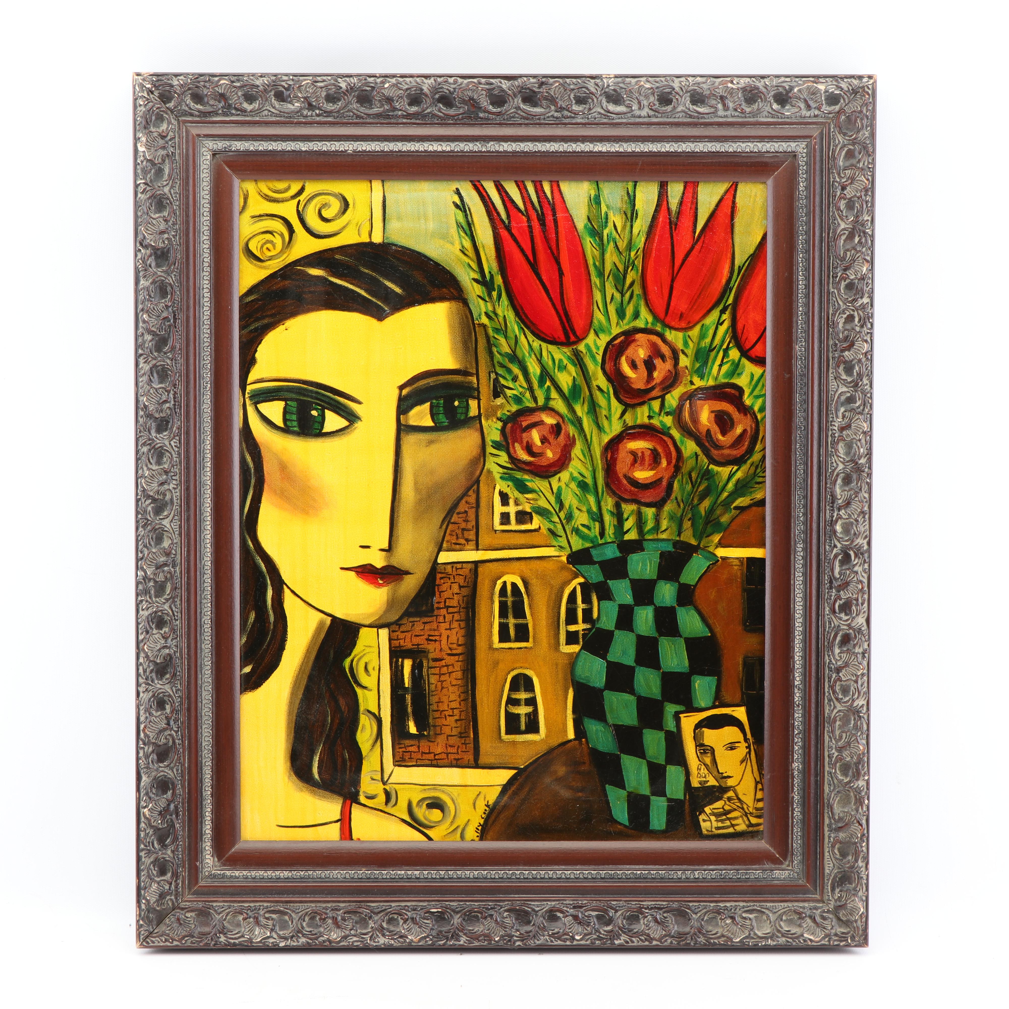 Polly Cook Oil Painting "City Prayer"