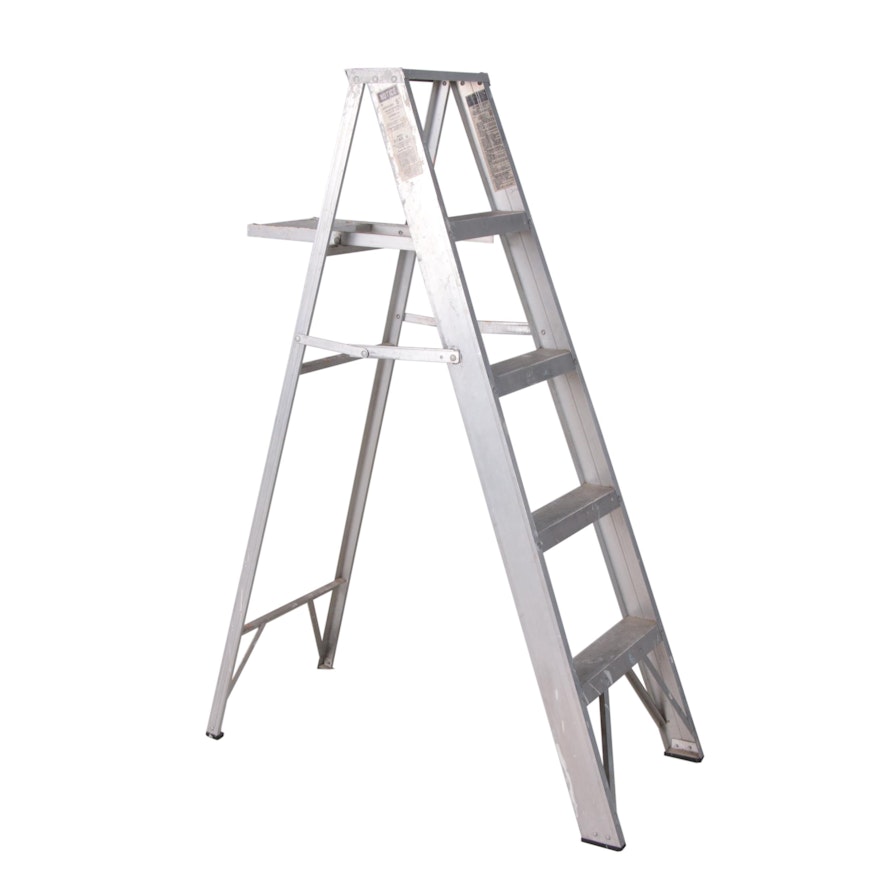 Commercial 5' Aluminum Type II Step Ladder