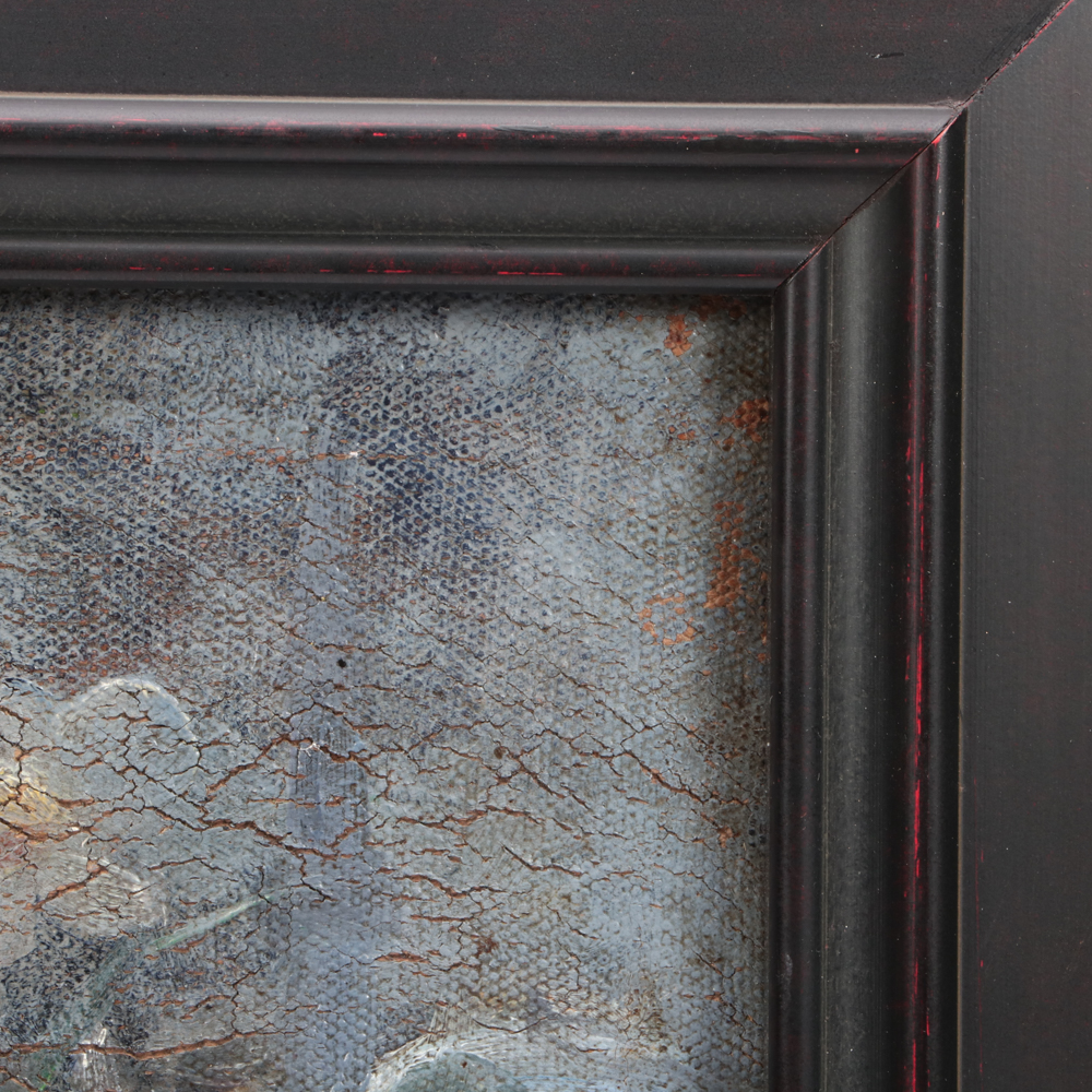 E.T. Hurley Oil Painting "Cityscape"