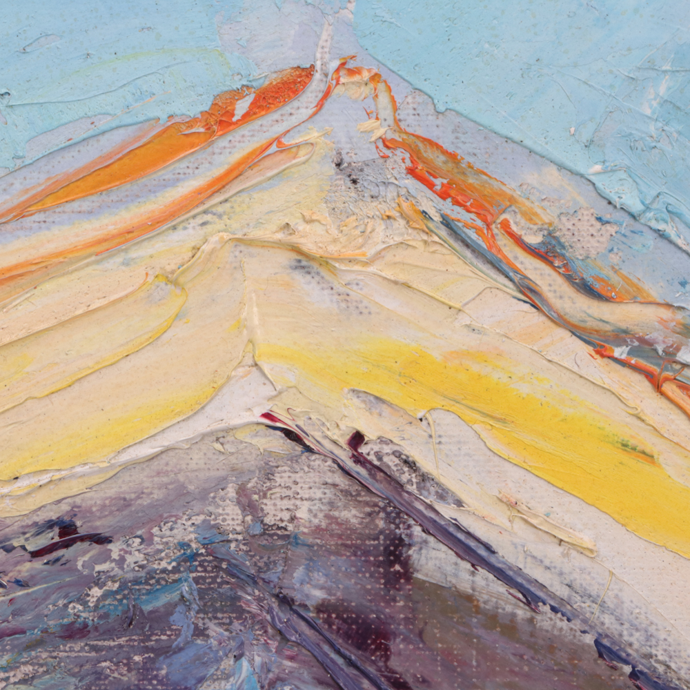 Emerson Burkhart 1967 Oil Painting of Covered Bridge