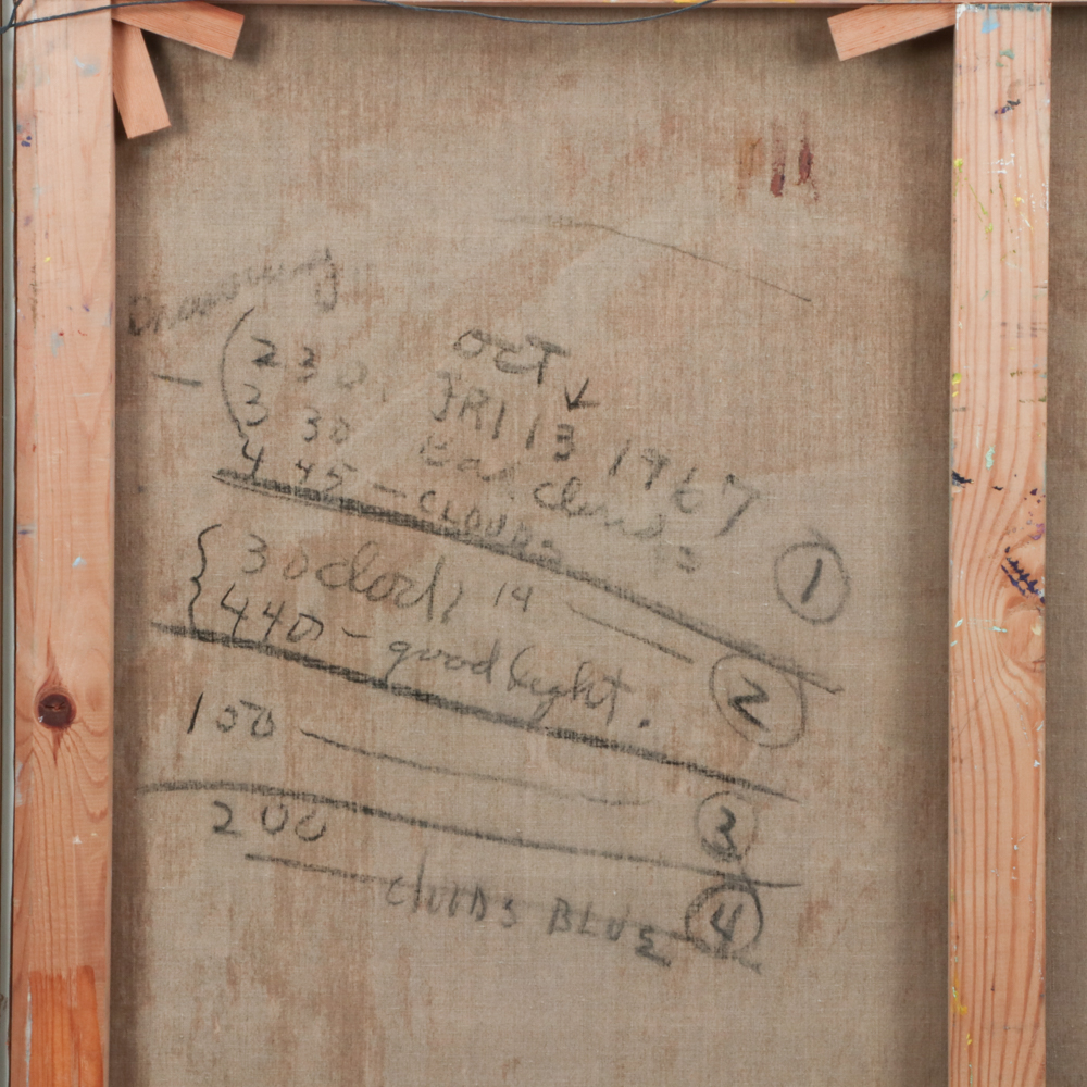 Emerson Burkhart 1967 Oil Painting of Covered Bridge