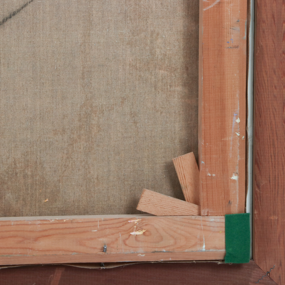 Emerson Burkhart 1967 Oil Painting of Covered Bridge