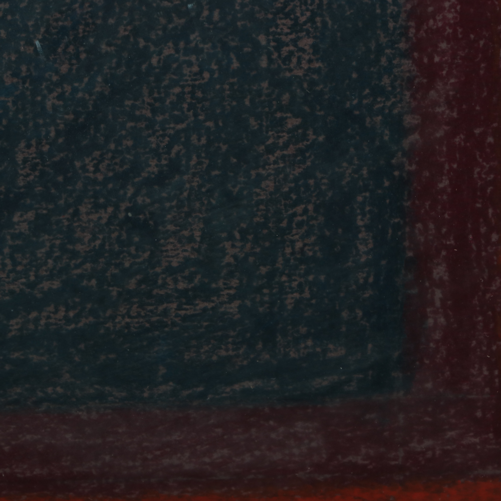 Eddie Arning Naive Cray-Pas Oil Pastel Drawing