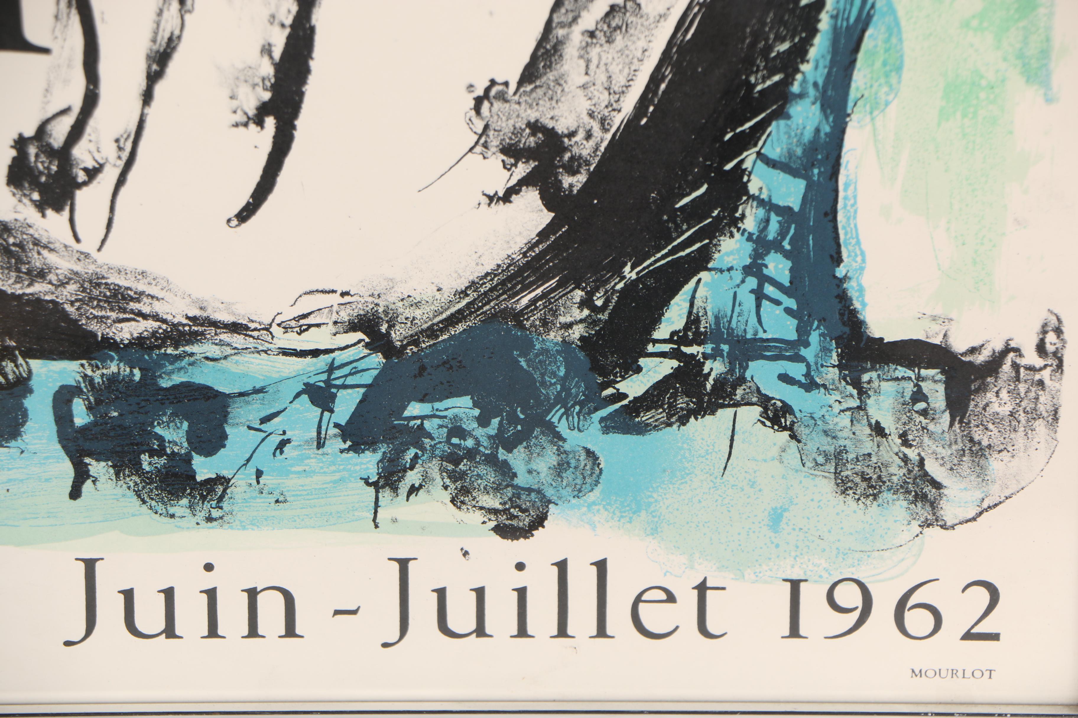 Marc Chagall Lithograph Poster for Galerie Maeght "L'Oiseau Vert"