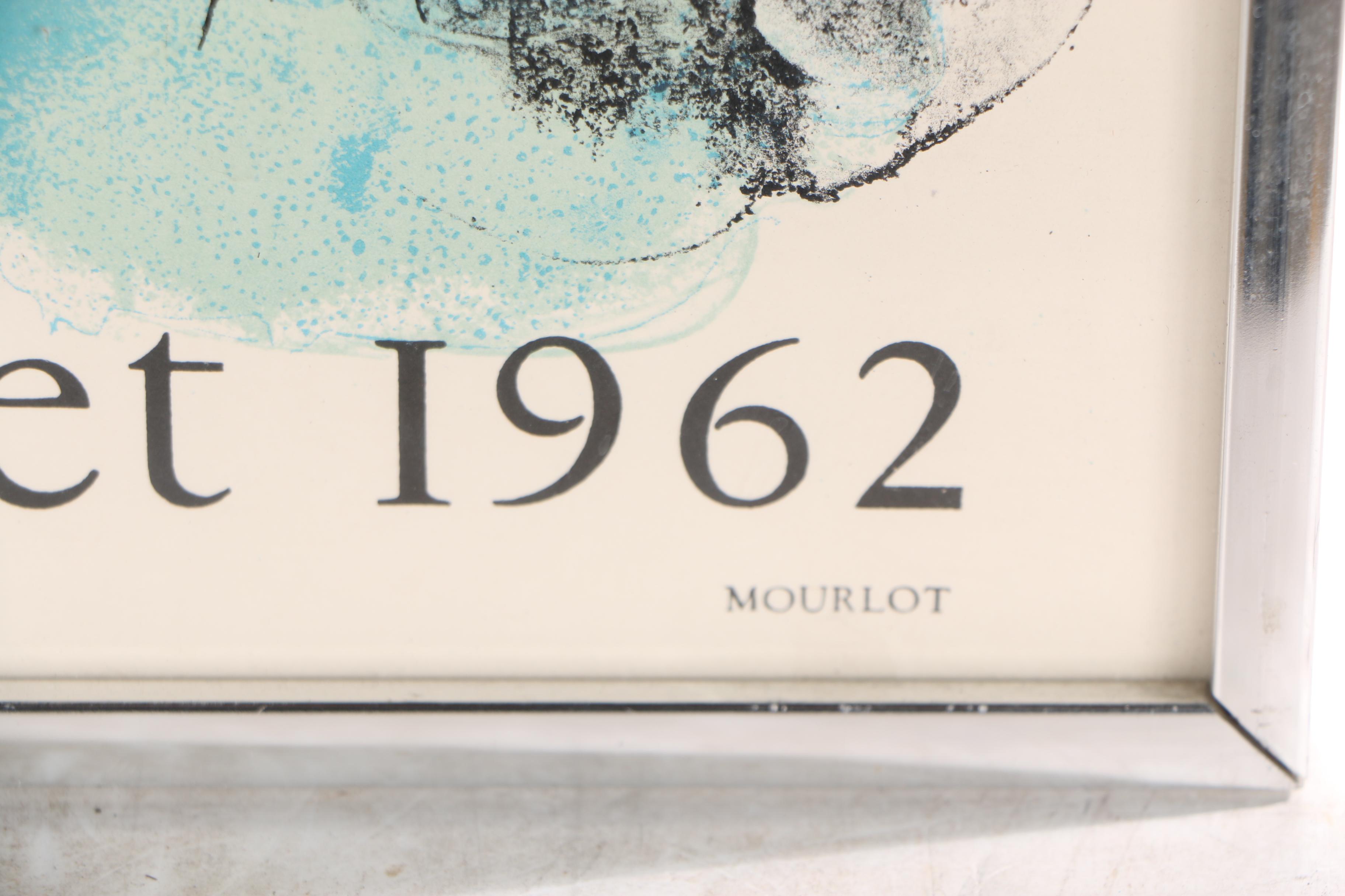 Marc Chagall Lithograph Poster for Galerie Maeght "L'Oiseau Vert"