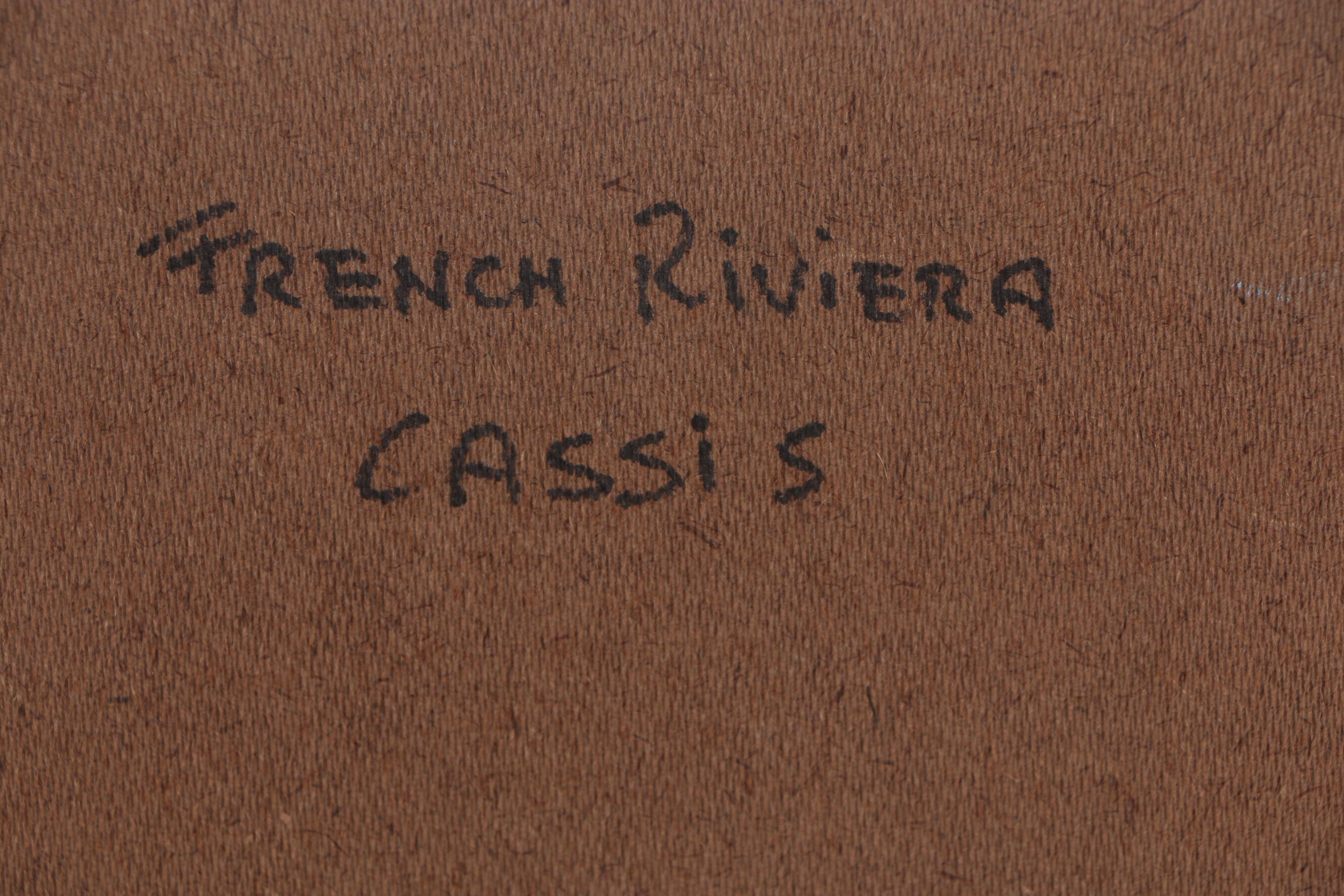 Nino Pippa Oil Painting "French Riviera - Cassis"