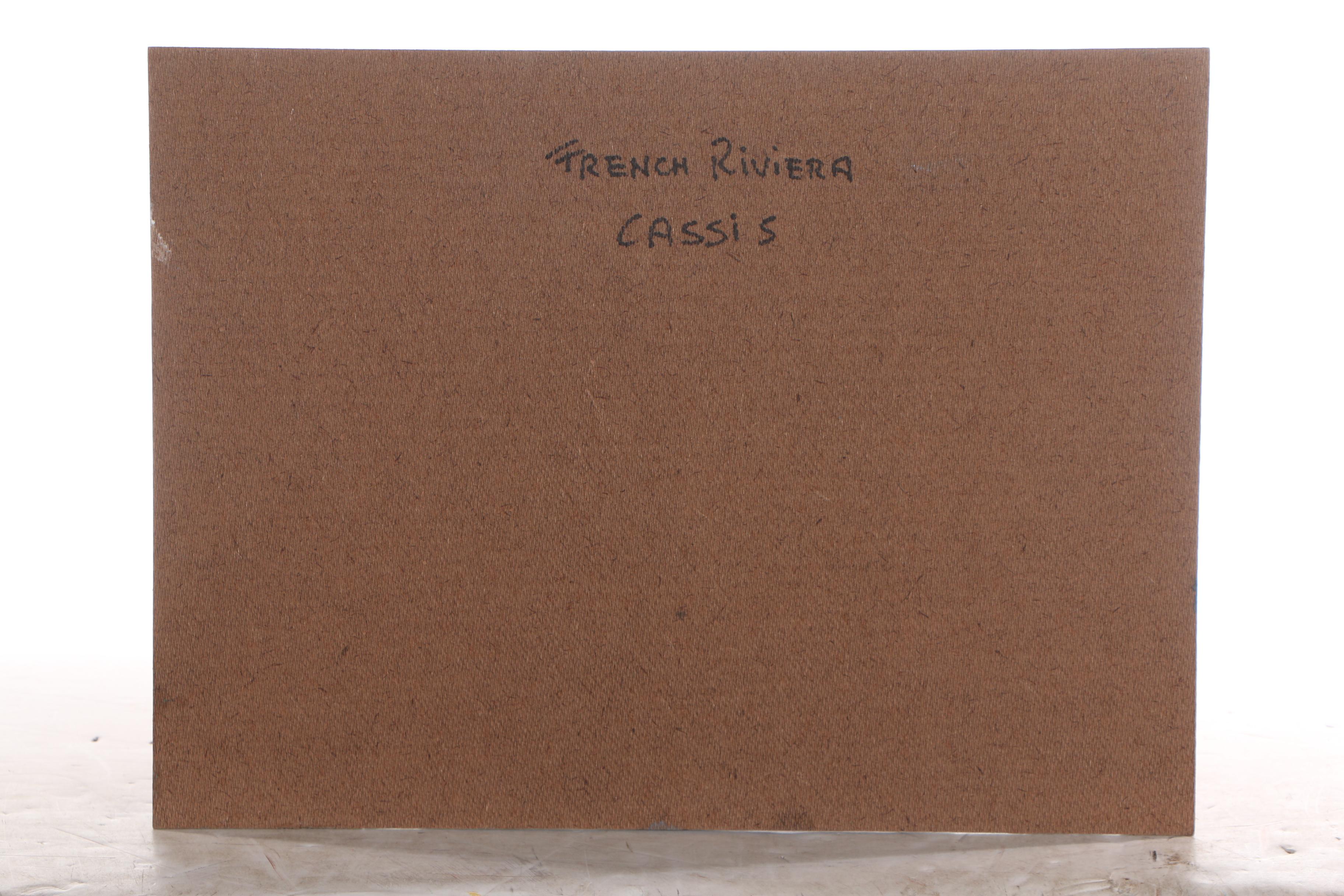 Nino Pippa Oil Painting "French Riviera - Cassis"