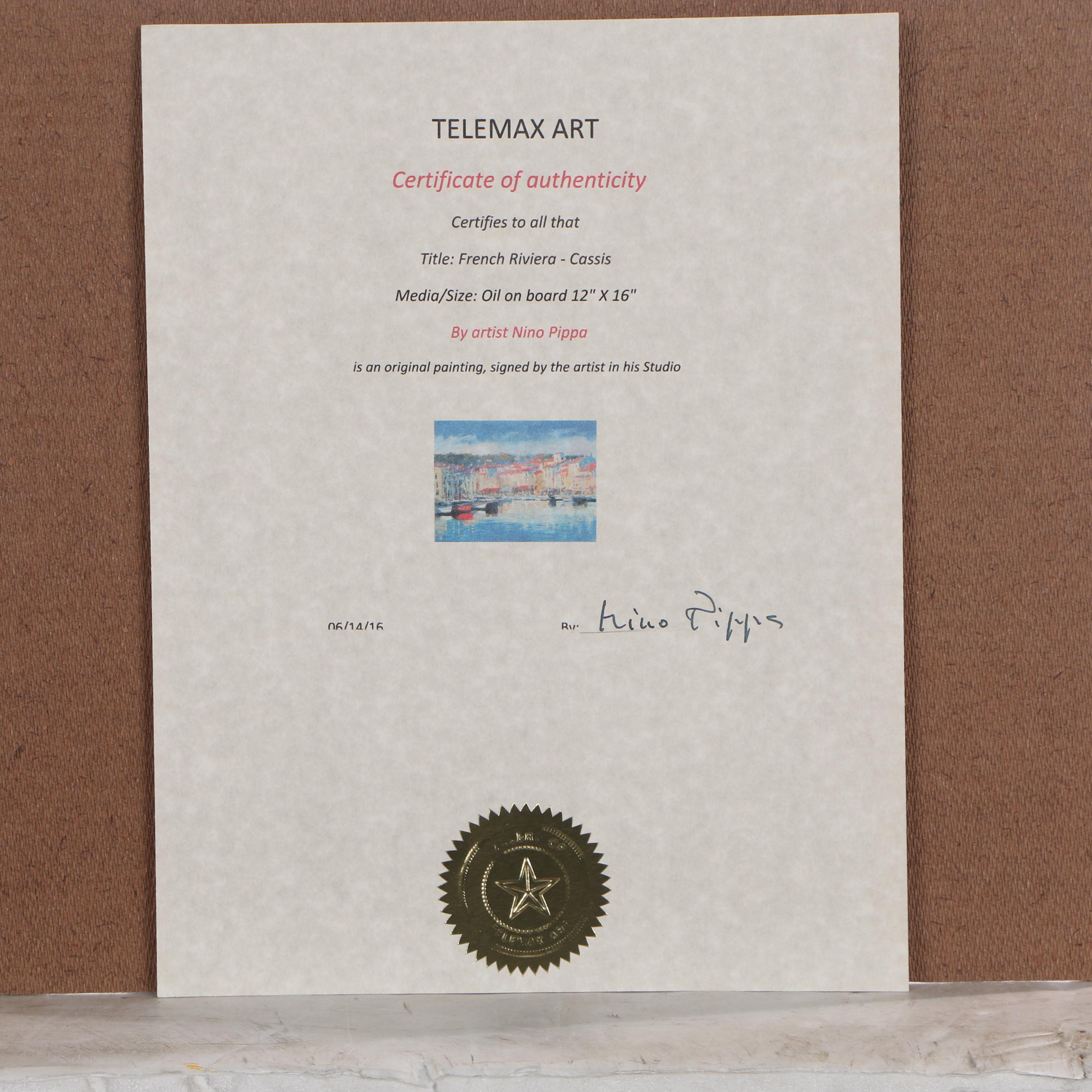 Nino Pippa Oil Painting "French Riviera - Cassis"