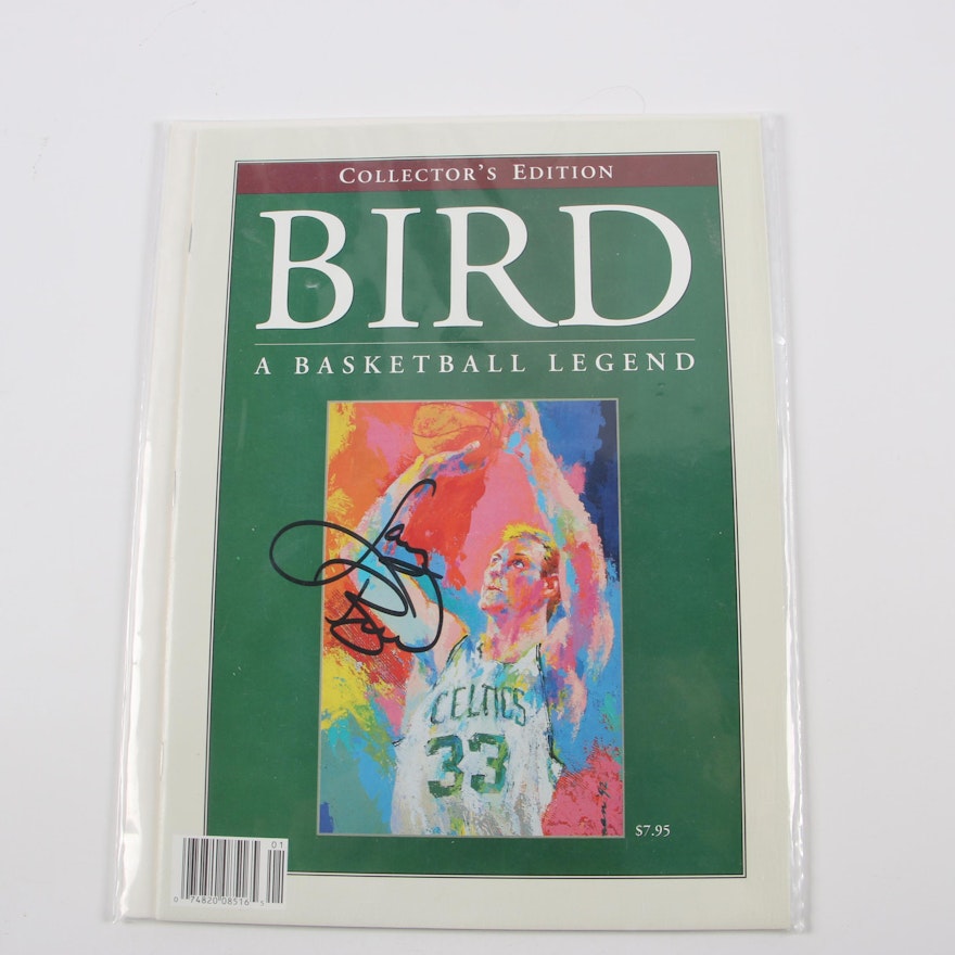 Larry Bird Autographed Commemorative Collector's Edition Magazine