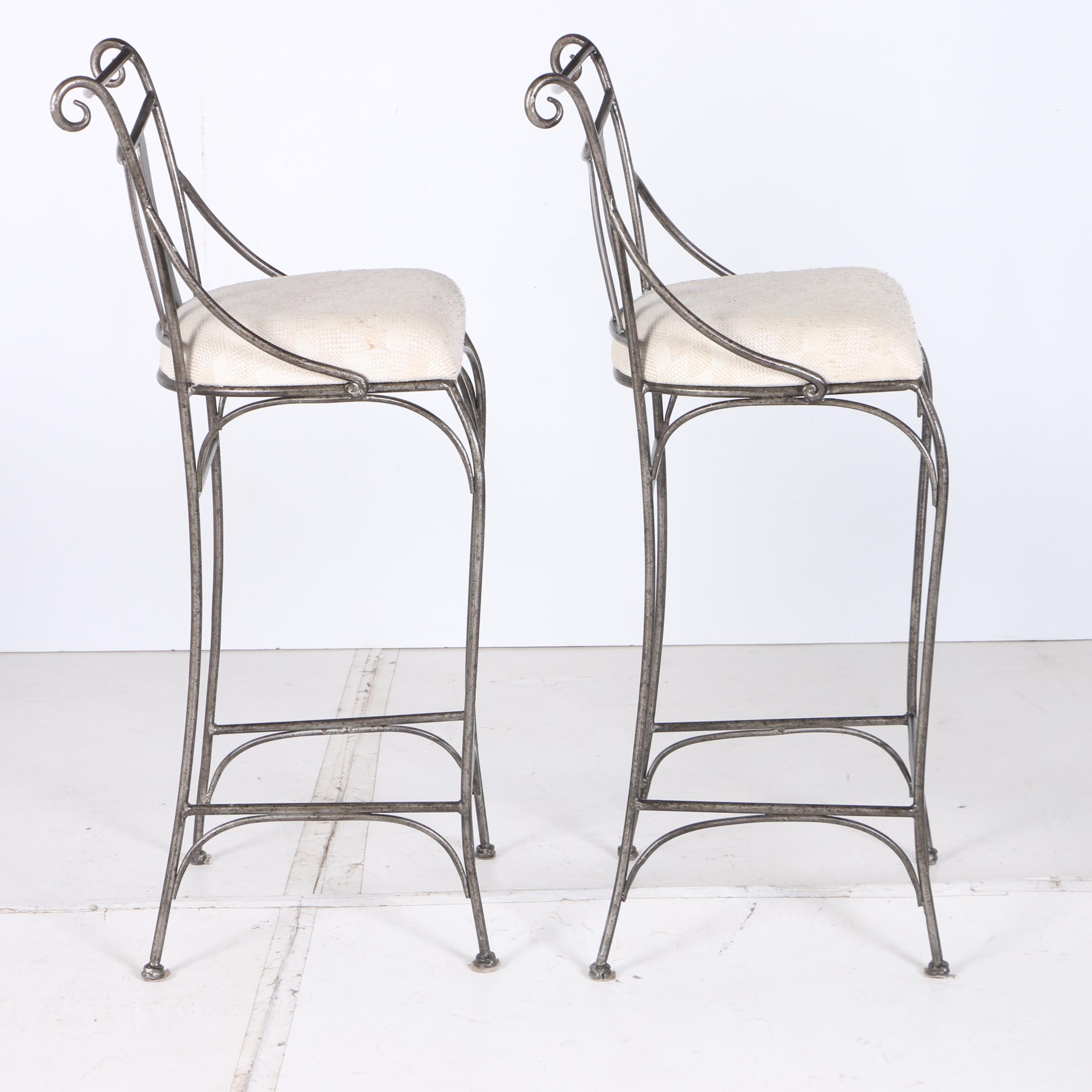 Pair of Contemporary Wire Barstools by Pt. Hakaya Indomas