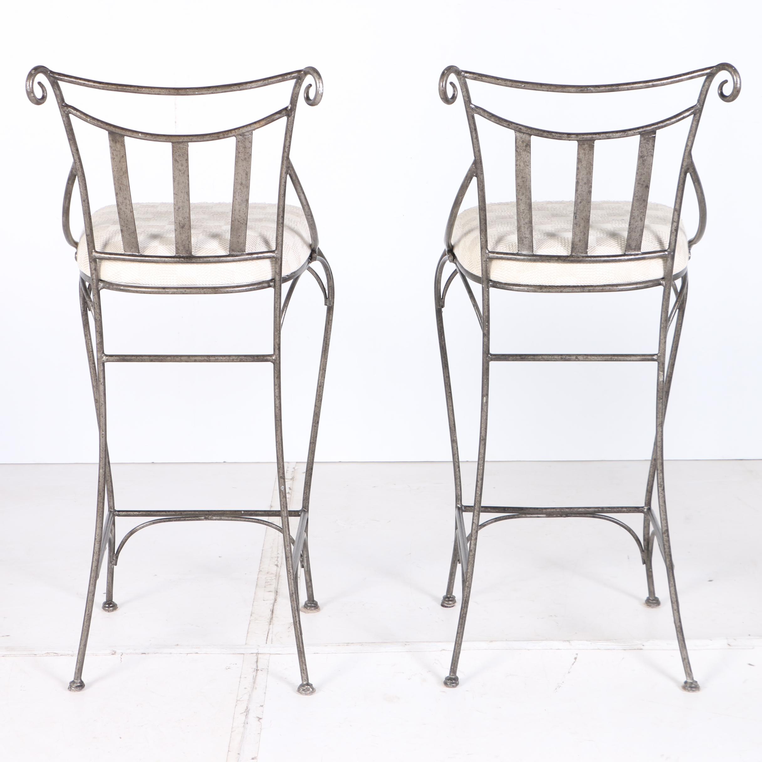 Pair of Contemporary Wire Barstools by Pt. Hakaya Indomas