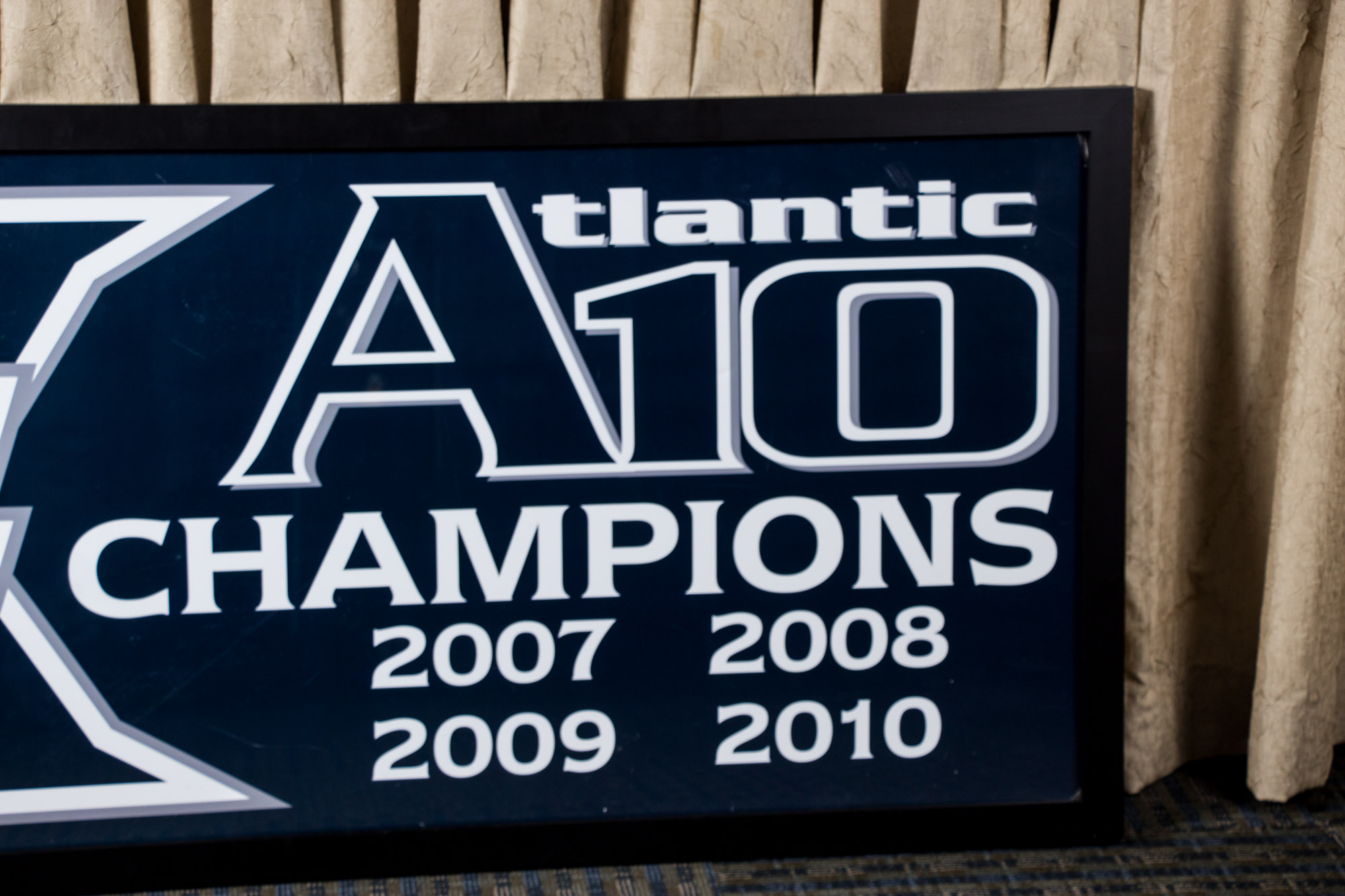 2007-2010 Xavier Basketball Atlantic 10 Champions Framed Poster