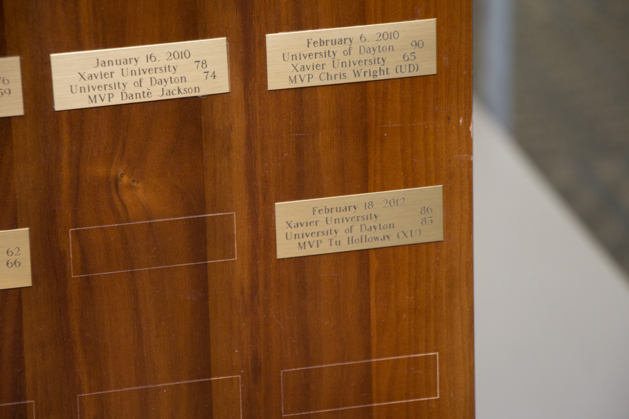 2000s Xavier/Dayton Game Rivalry Blackburn McCafferty Trophy