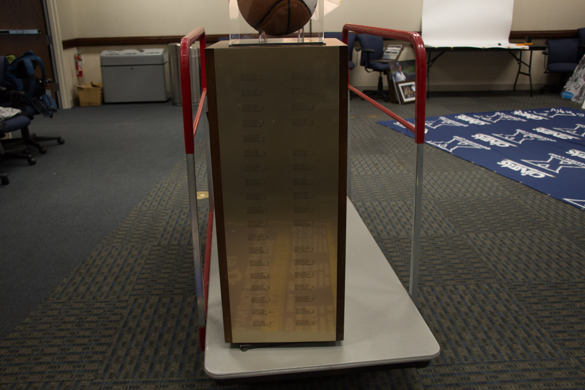 2000s Xavier/Dayton Game Rivalry Blackburn McCafferty Trophy