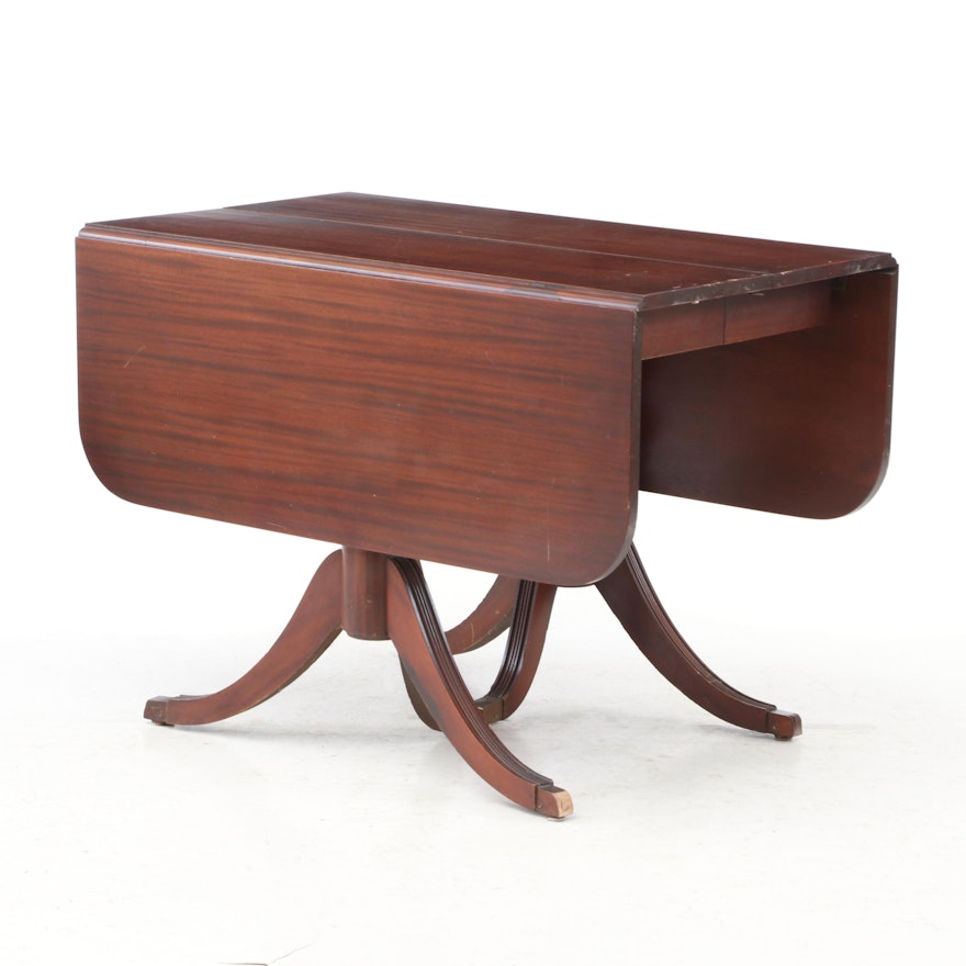 Duncan Phyfe Style Drop-Leaf Expandable Table by Jefferson Wood Working Co.