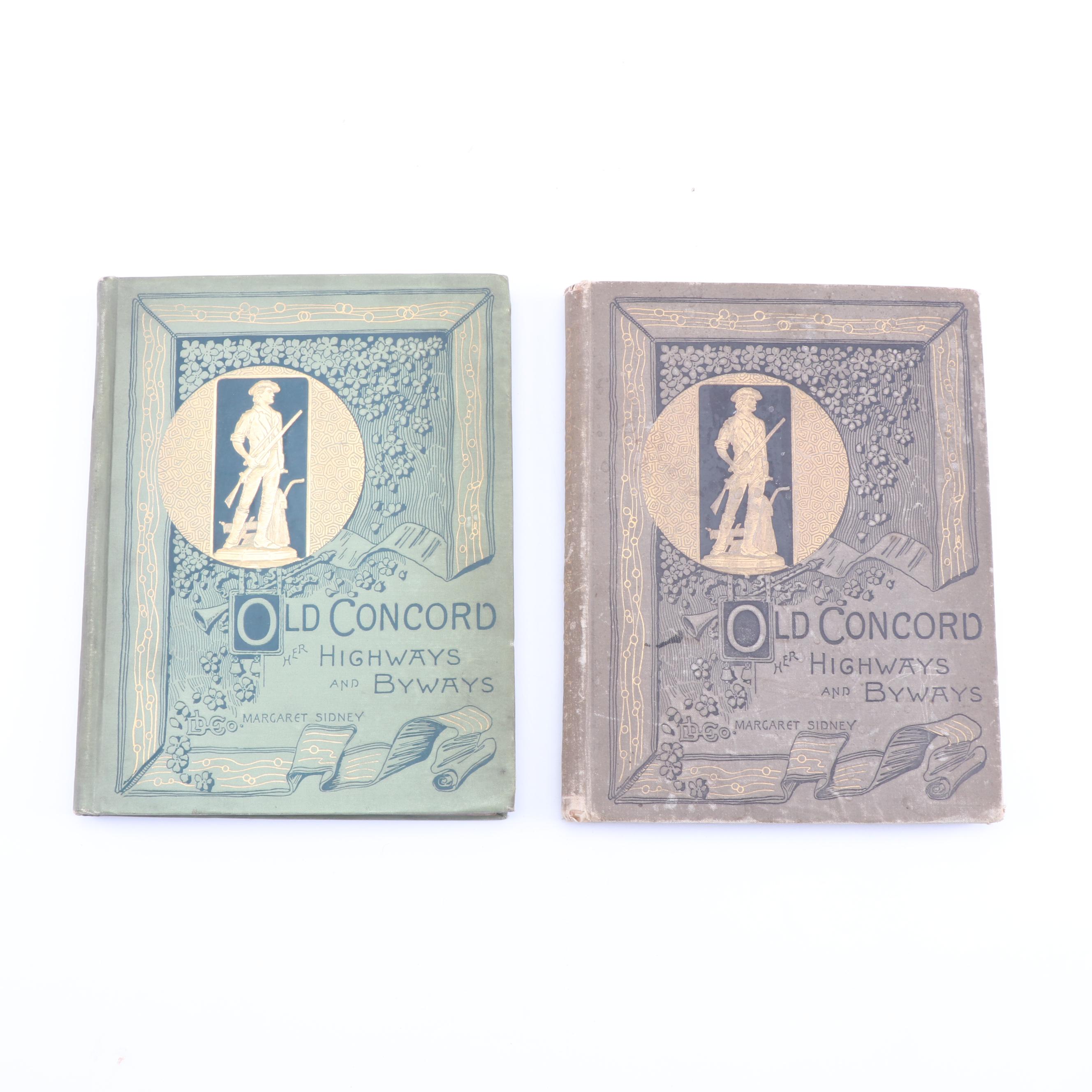 1903 "Old Paths and Legends of New England" and Other Antique Nonfiction Books