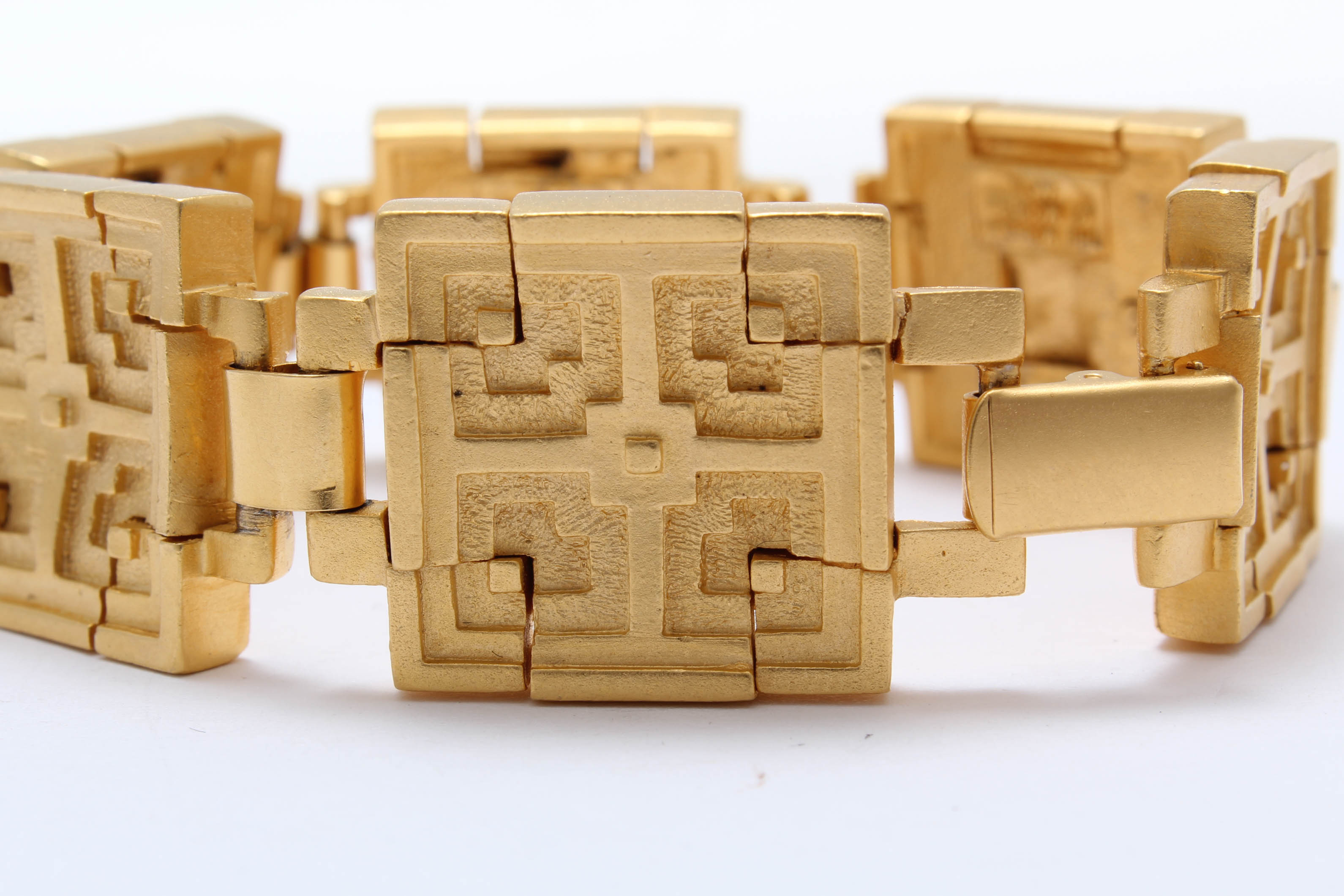 Museum of Modern Art Gold Tone Bracelet