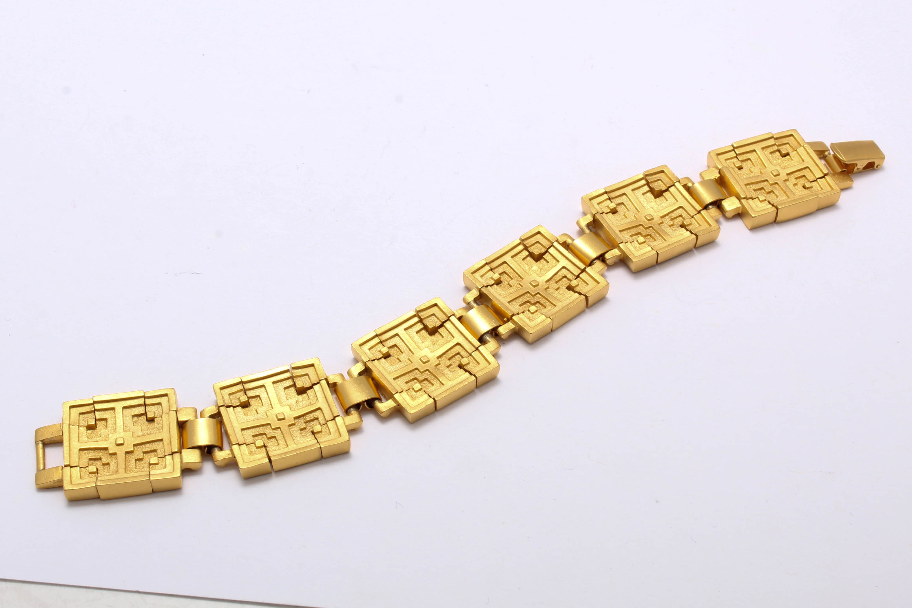 Museum of Modern Art Gold Tone Bracelet