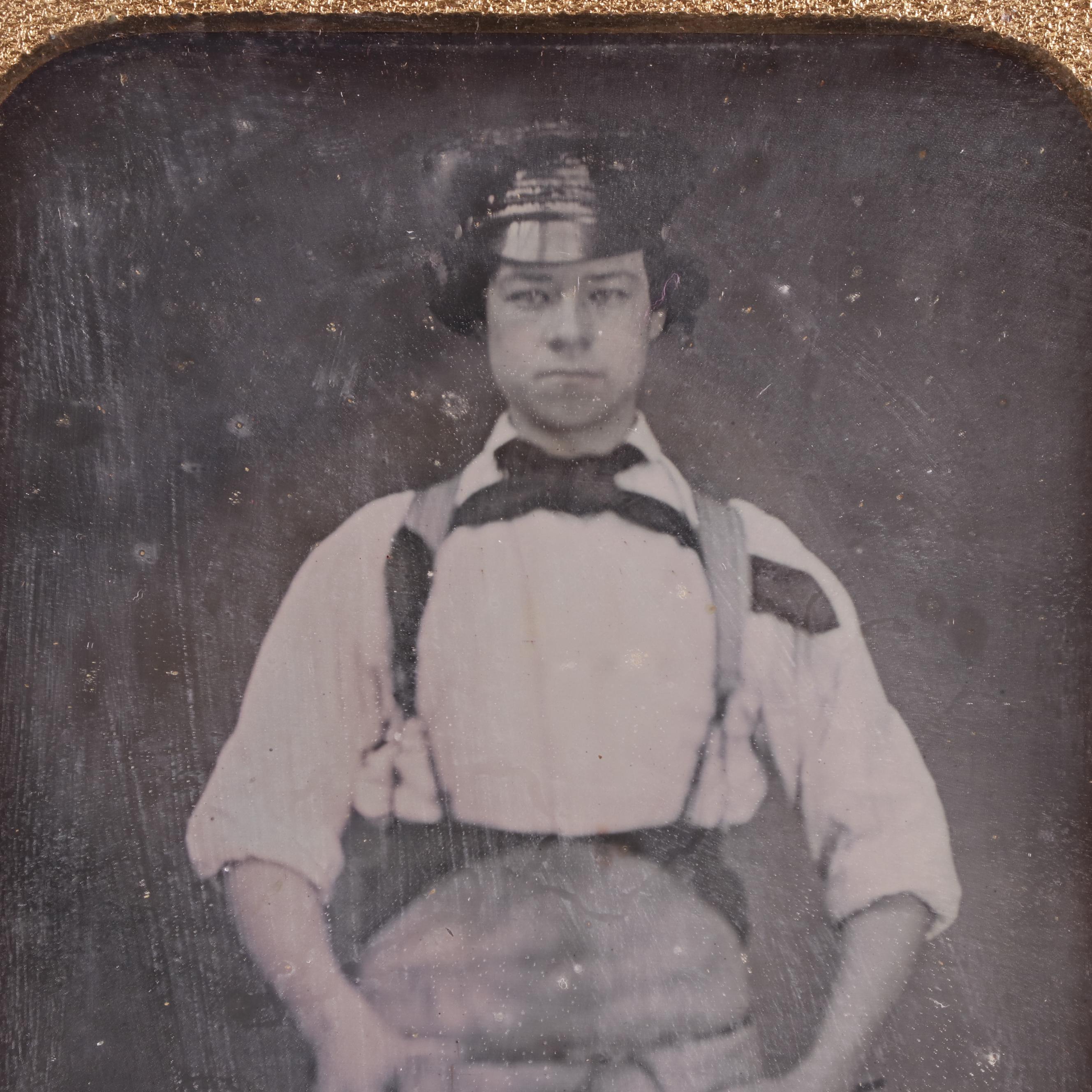 Blacksmith Occupational Daguerreotype Photograph - Lowell, Dracut Mass