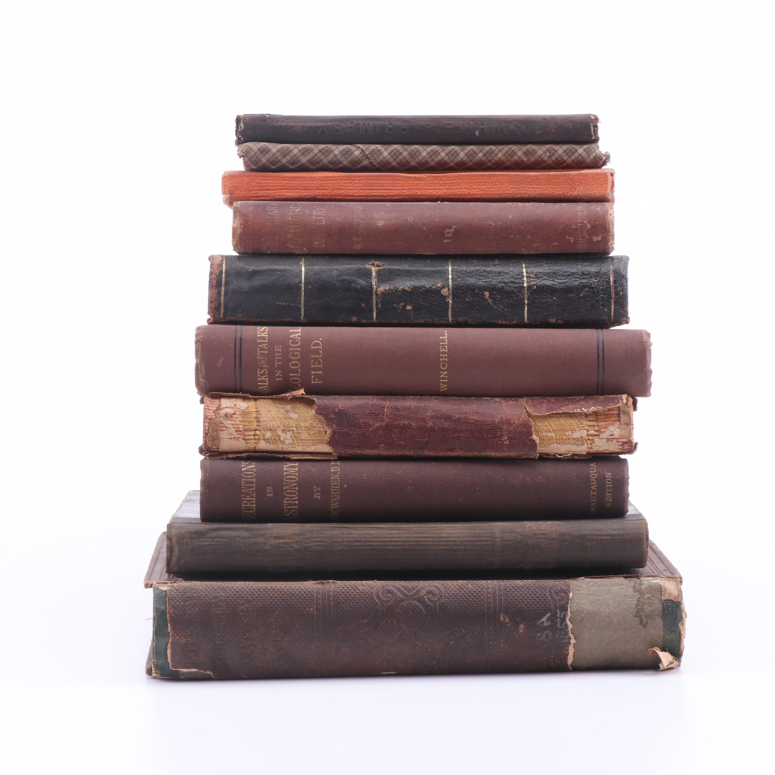 1855 "A Manual of Pathological Anatomy" and Other Books on Science and Math