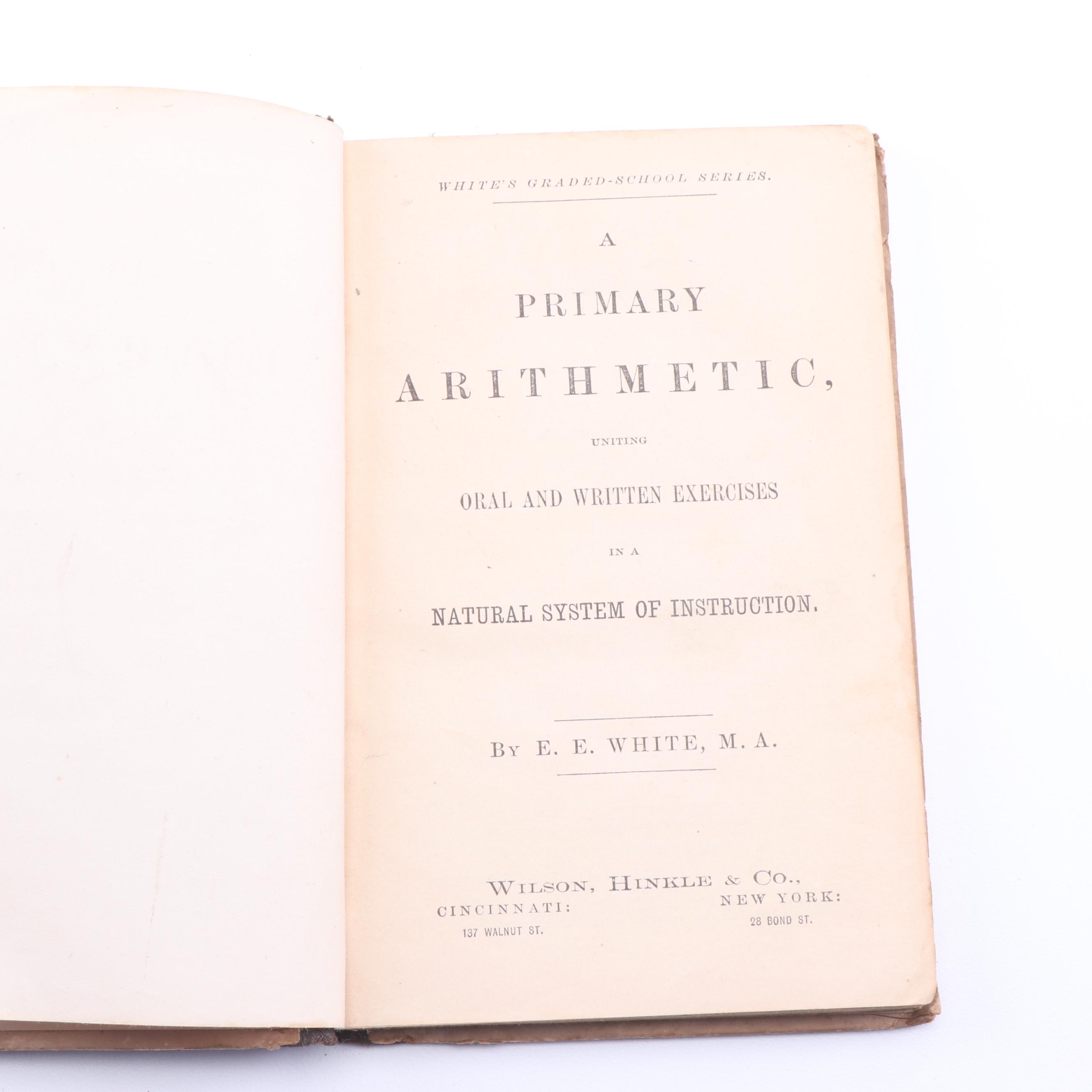 1855 "A Manual of Pathological Anatomy" and Other Books on Science and Math