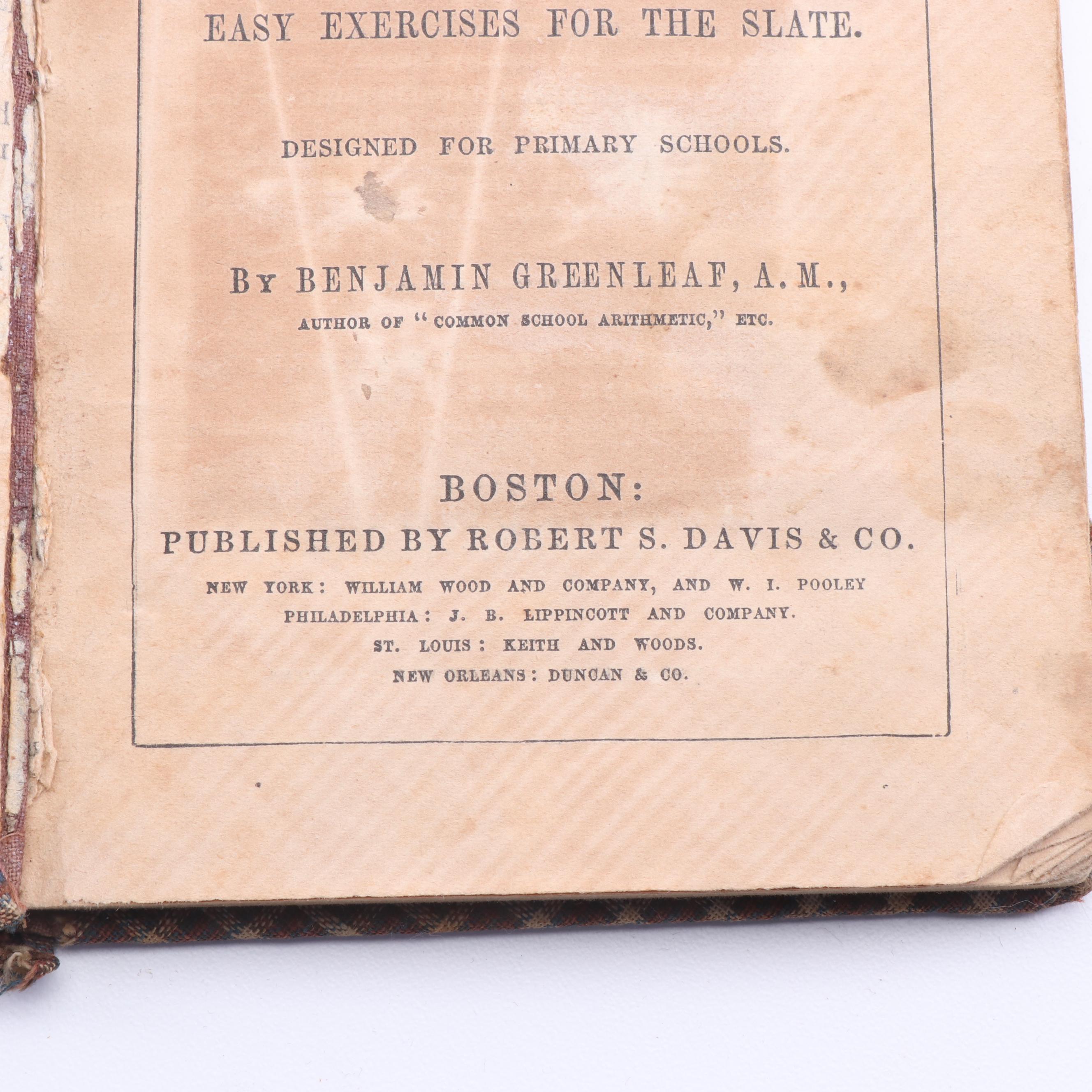 1855 "A Manual of Pathological Anatomy" and Other Books on Science and Math