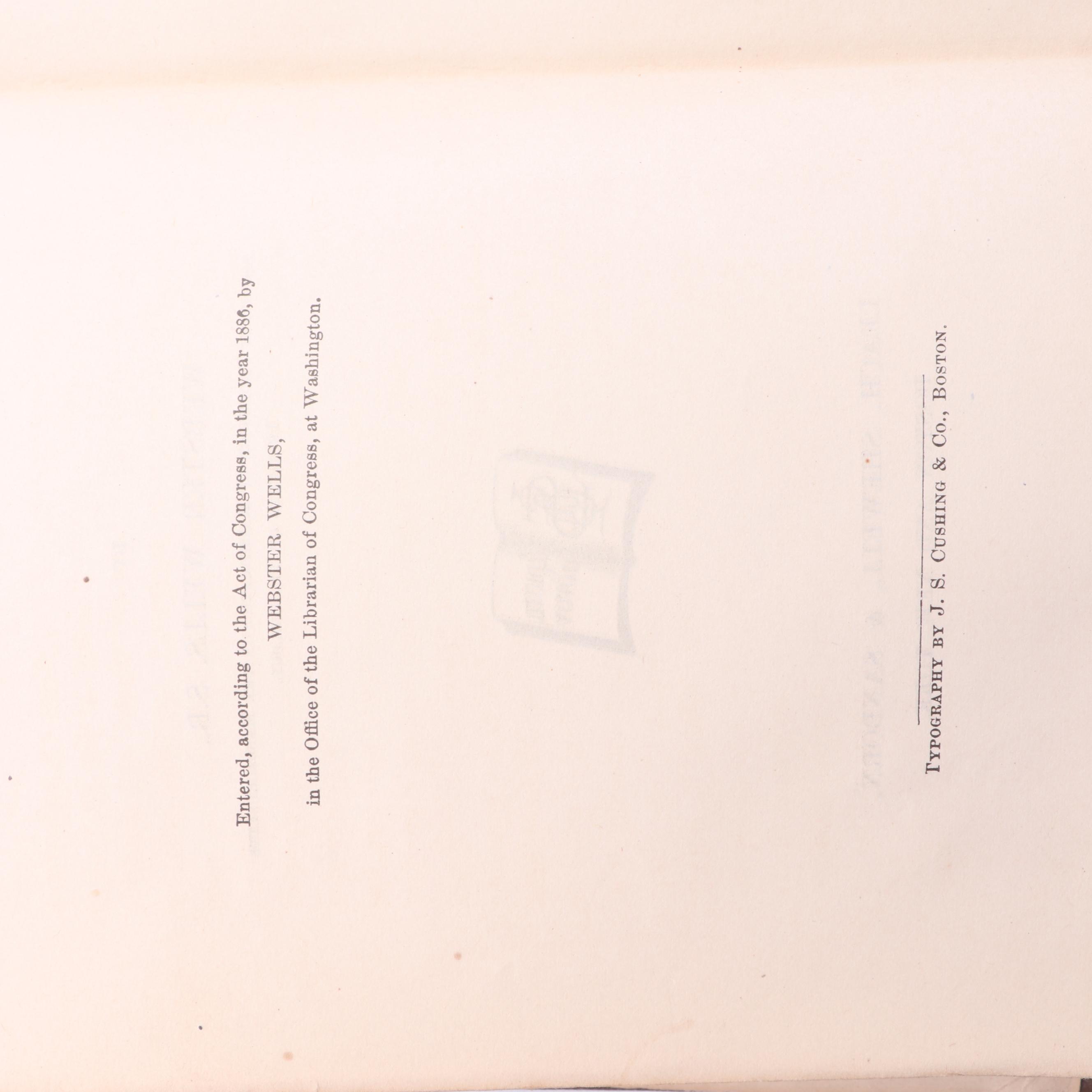 1855 "A Manual of Pathological Anatomy" and Other Books on Science and Math