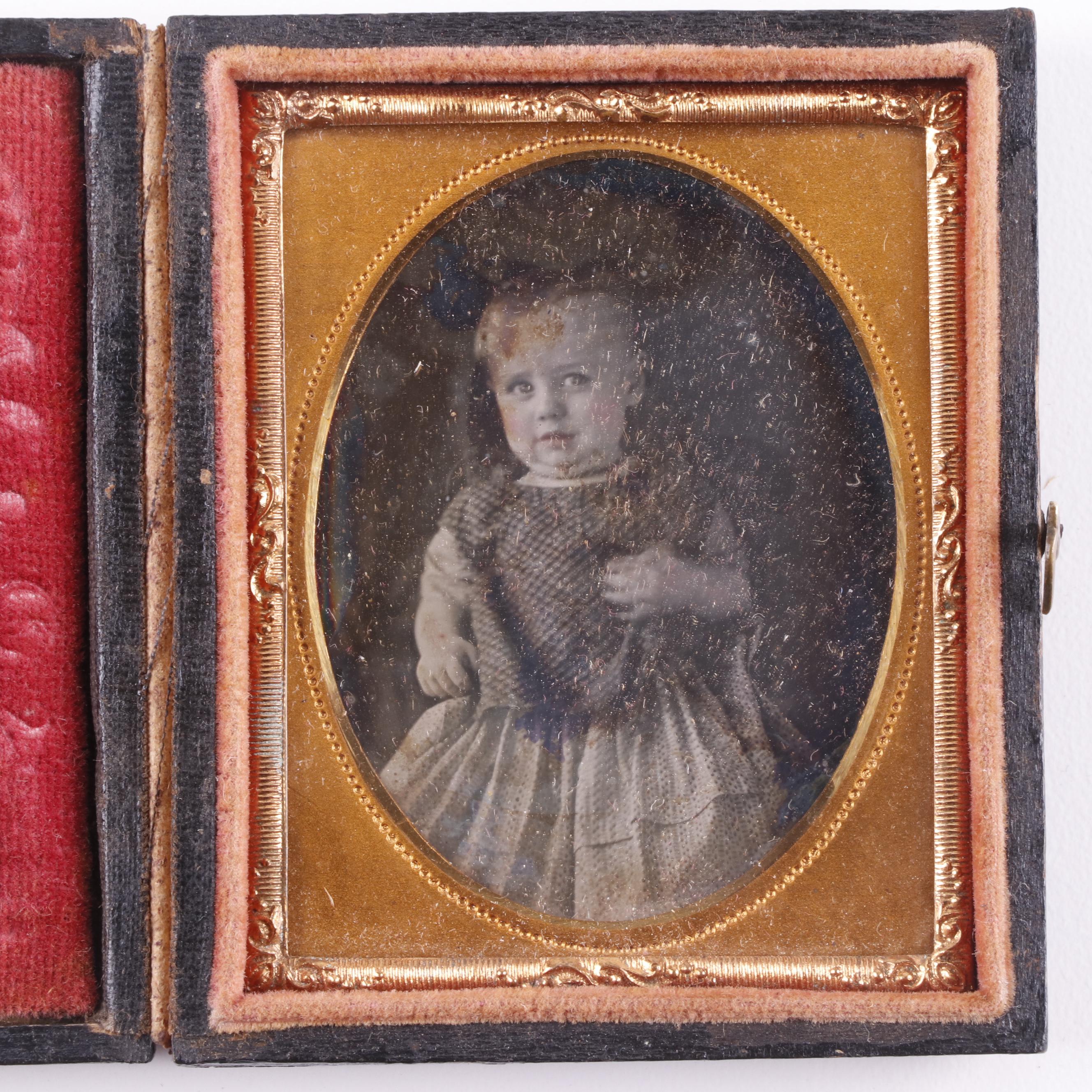 Portrait Daguerreotypes, Including Hidden Mother Child's Portrait