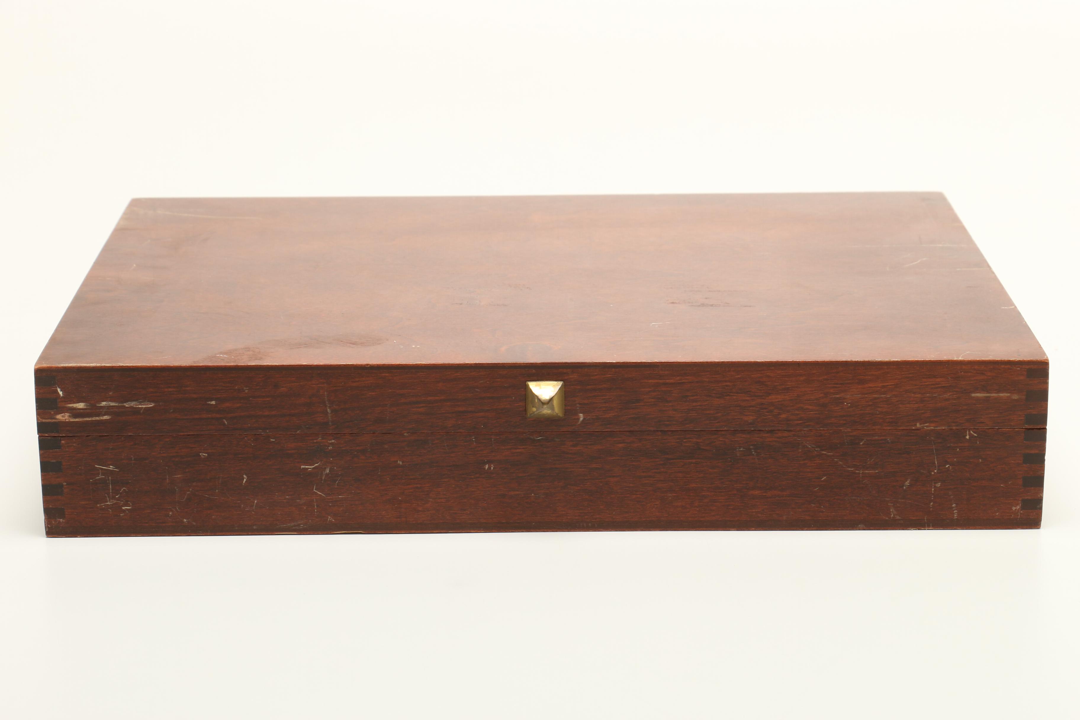 Gorham "Strasbourg" Sterling Silver Flatware in Chest