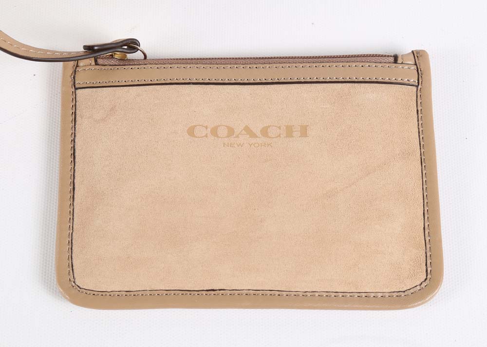 Coach Hadley Python Embossed Beige Leather Convertible Tote