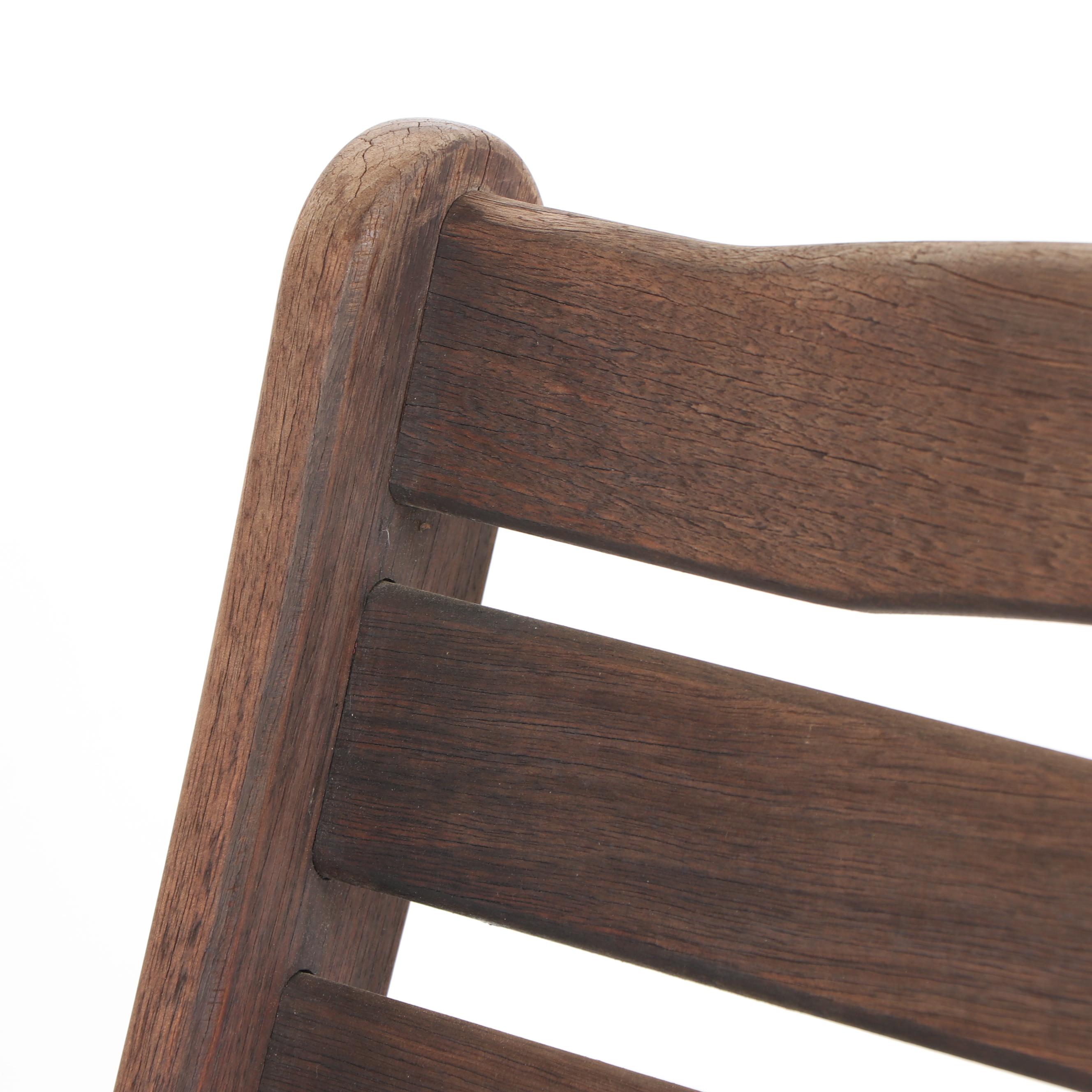 Ipe Patio Dining Table with Folding Armchairs by Jensen Jarrah, 21st Century