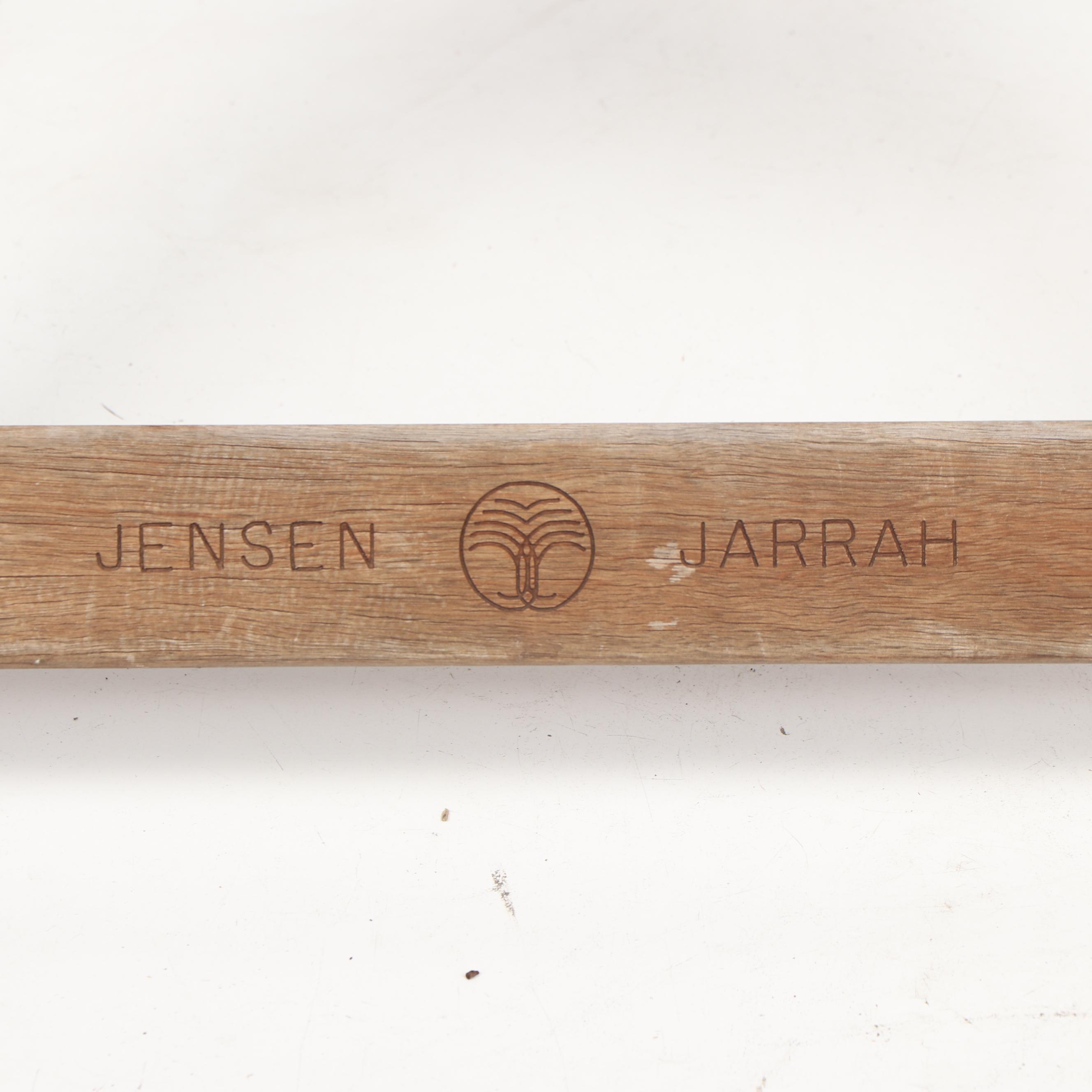 Ipe Patio Dining Table with Folding Armchairs by Jensen Jarrah, 21st Century